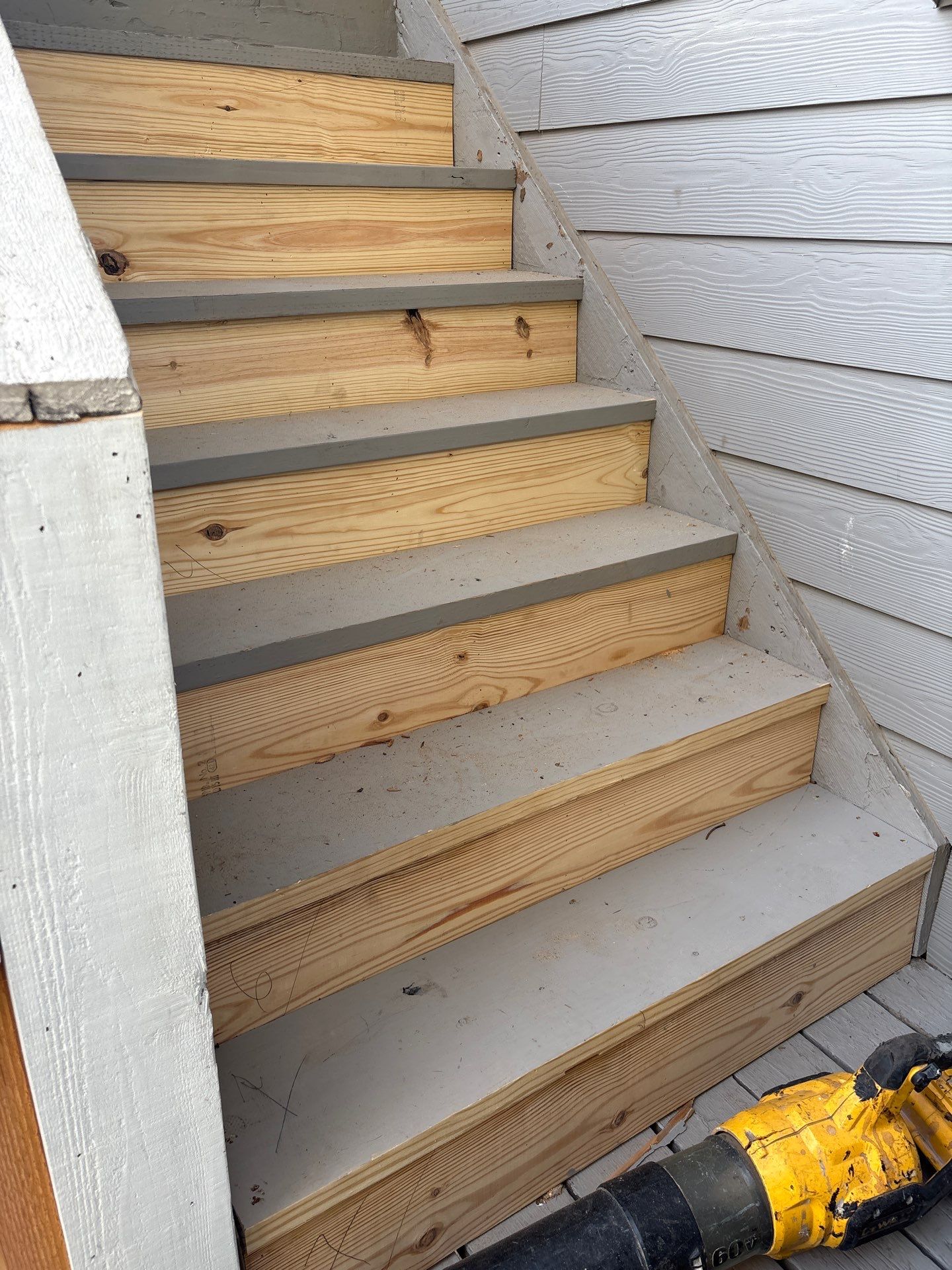 Stair Restoration Project in Tulsa by Decor Roofing & Restoration