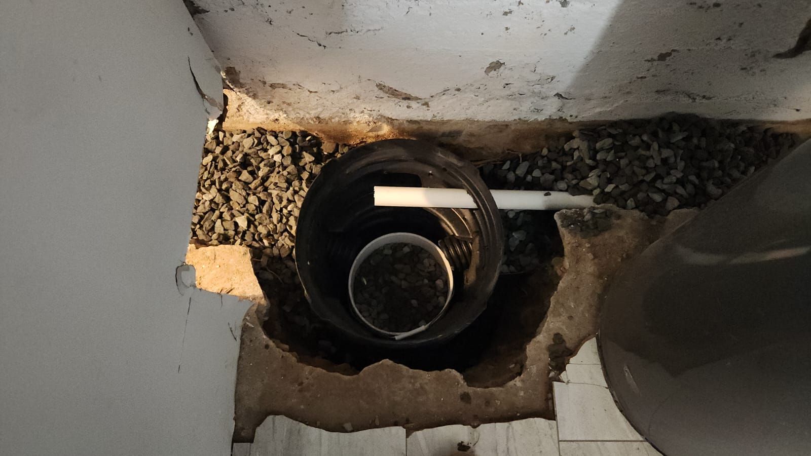 Interior French Drain Newton NJ by Pure Service Pro, LLC 
