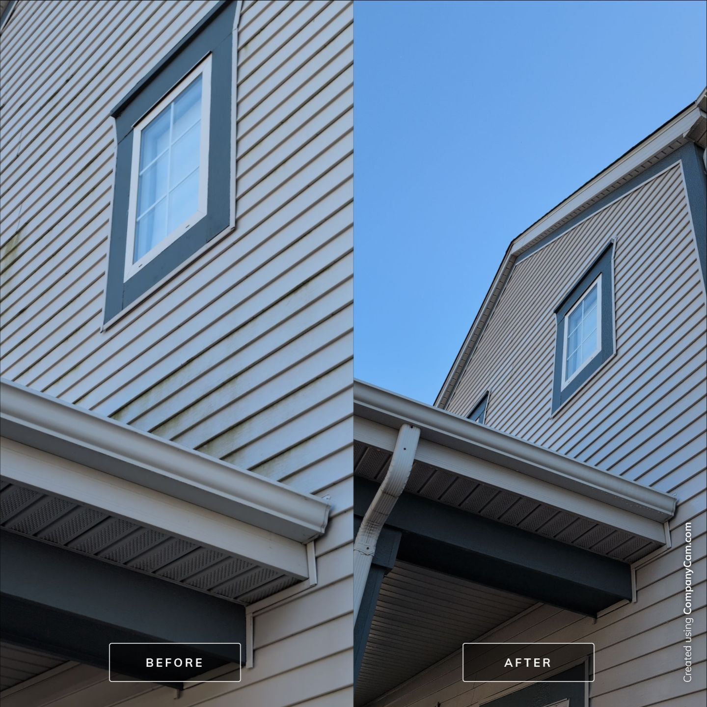 Project in Round Lake by Simmons Power & Soft Washing