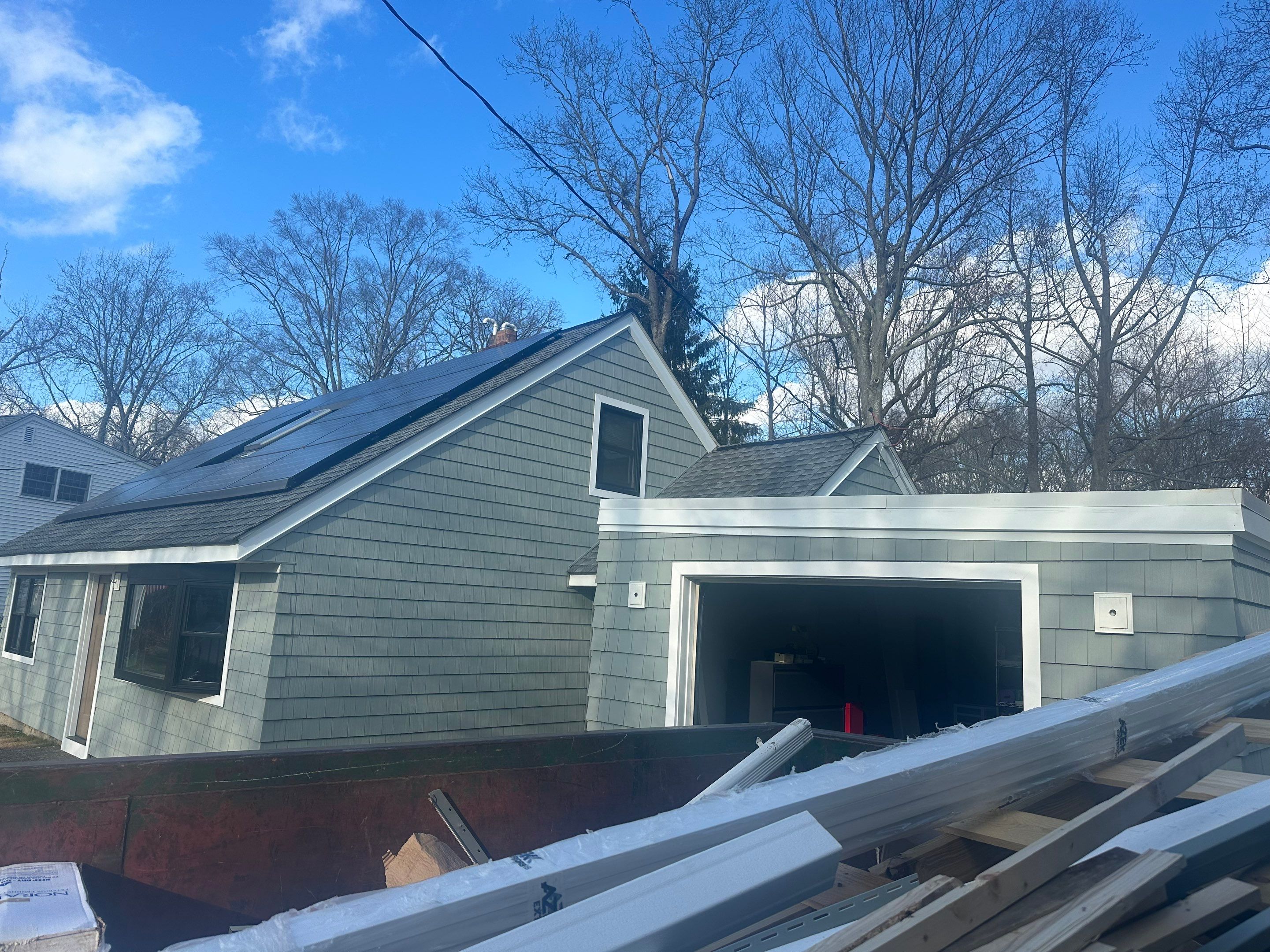 Siding Installation using CertainTeed Certainteed Cedar Impressions - D7 - Seagrass by A Plus Exterior