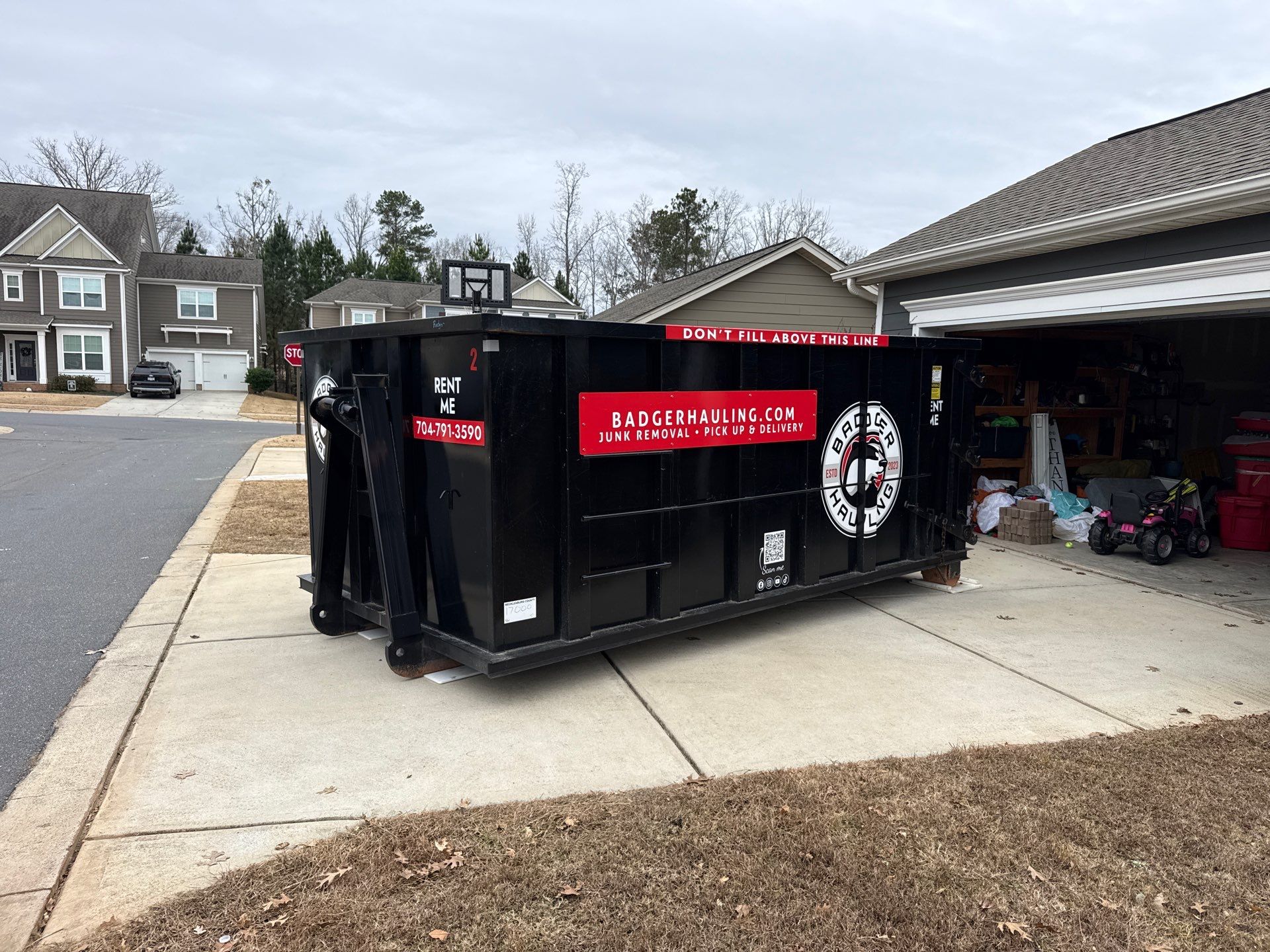 Project in Waxhaw by Badger Hauling