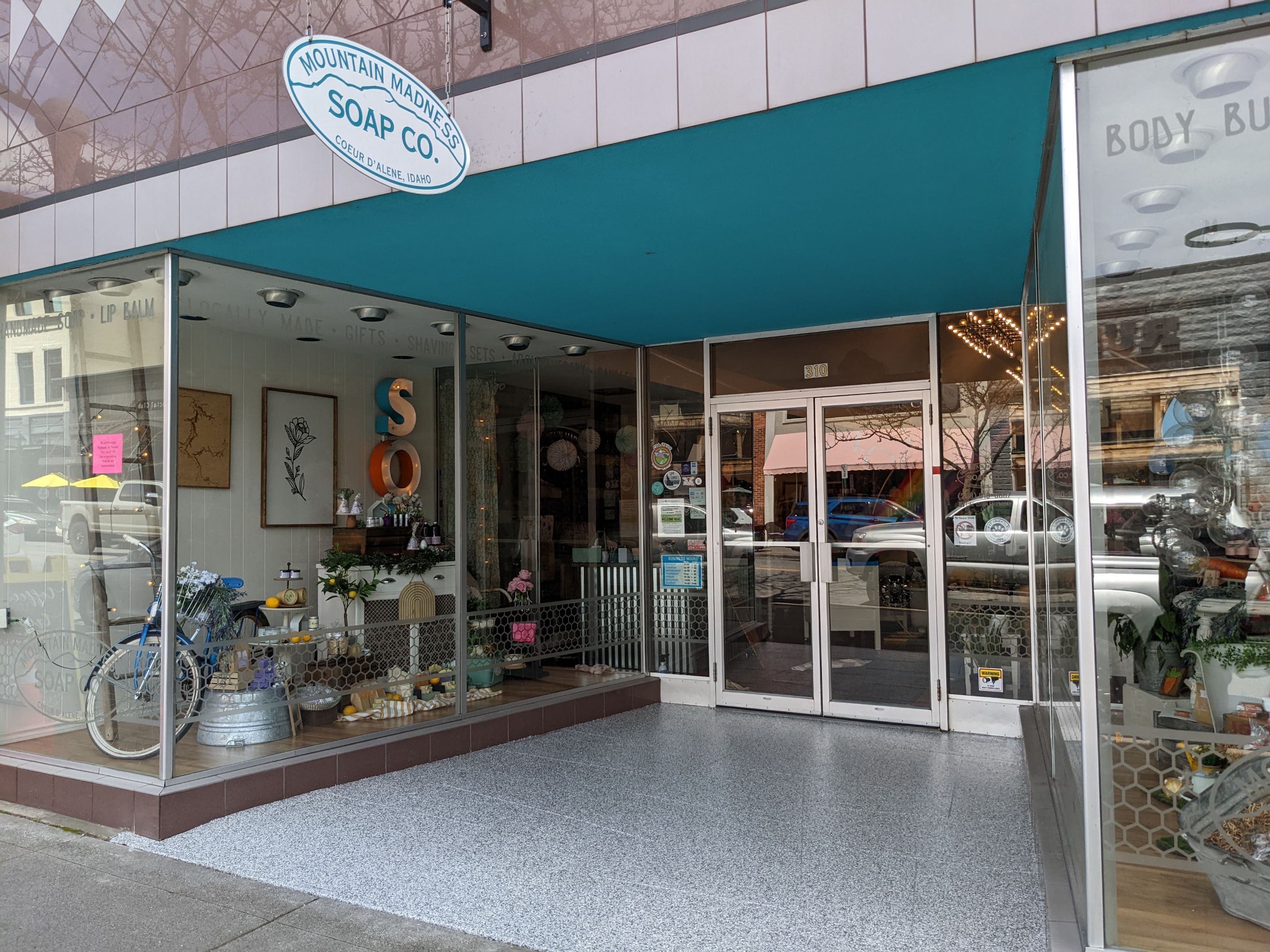 Commercial Floor Transformation using Slate Stone by Croc Coatings, LLC