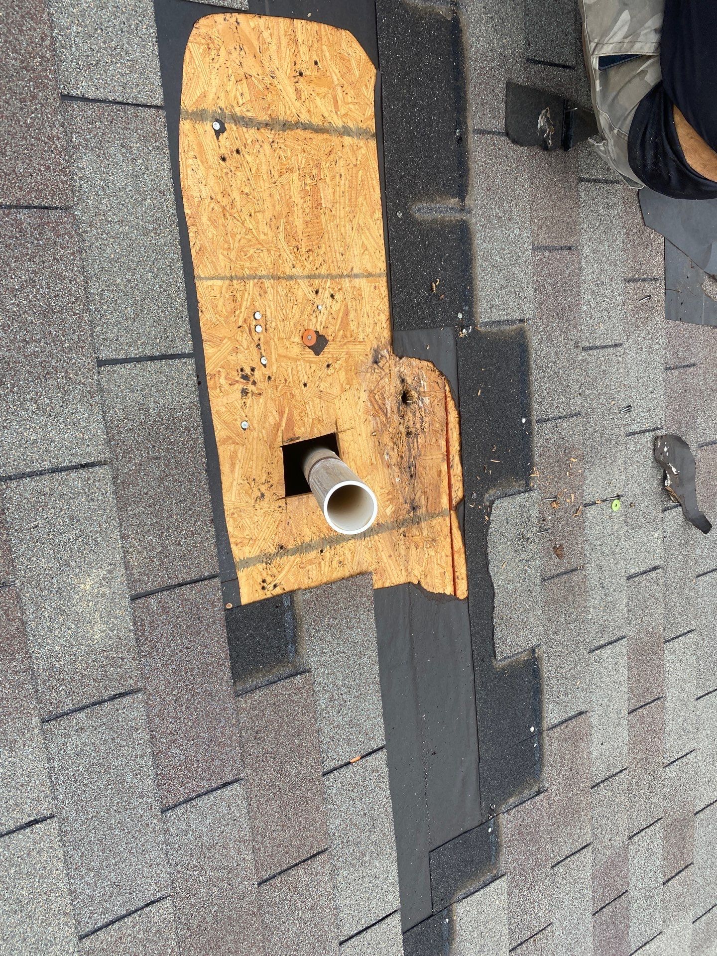 Hail Damage using Owen's Corning Duration (Lifetime) Shingles by Roof Repair Services LLC