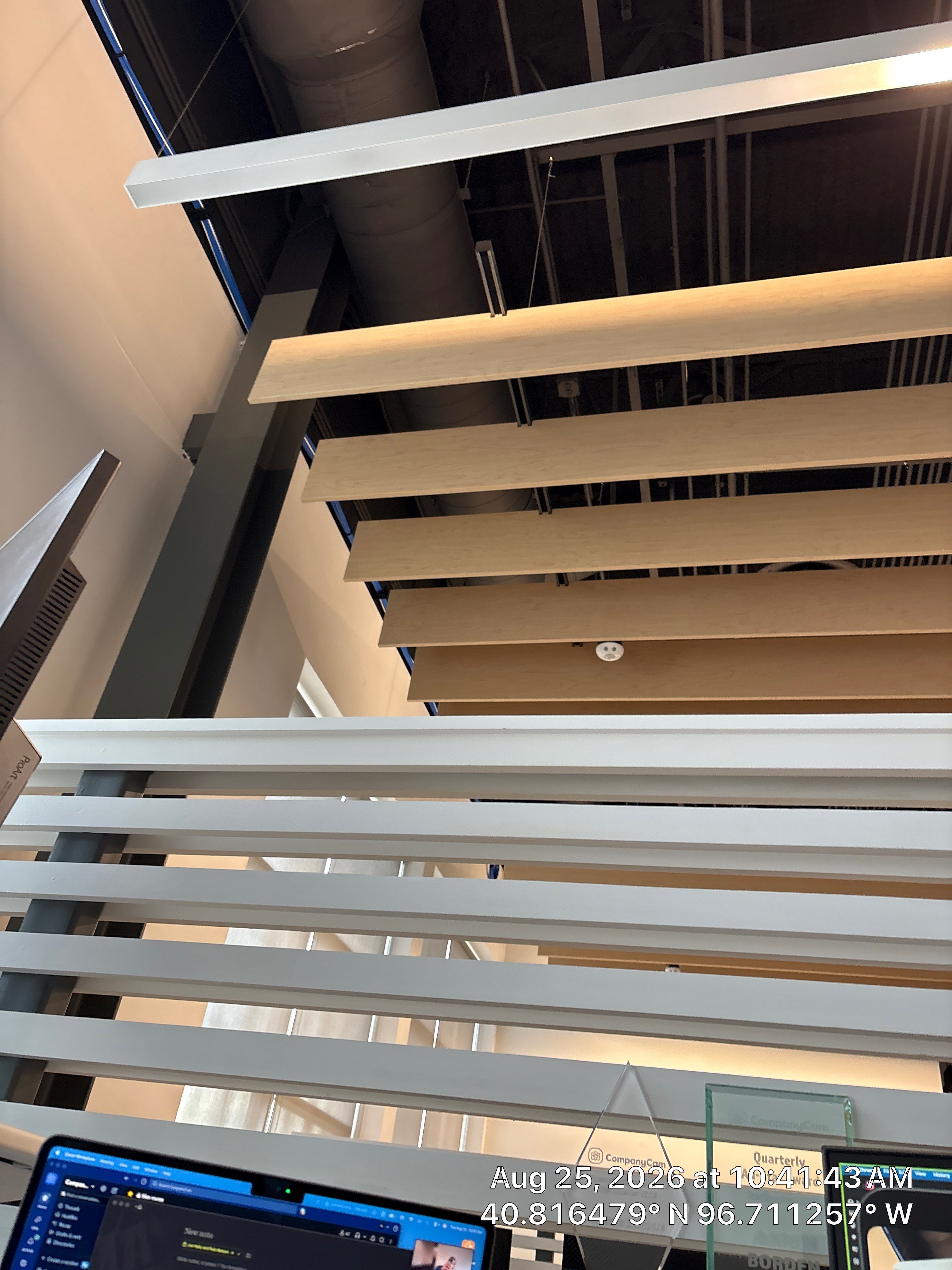 Modern Office Interior Painting and Industrial Ceiling Updates in Lincoln by CompanyCam Sales Demo