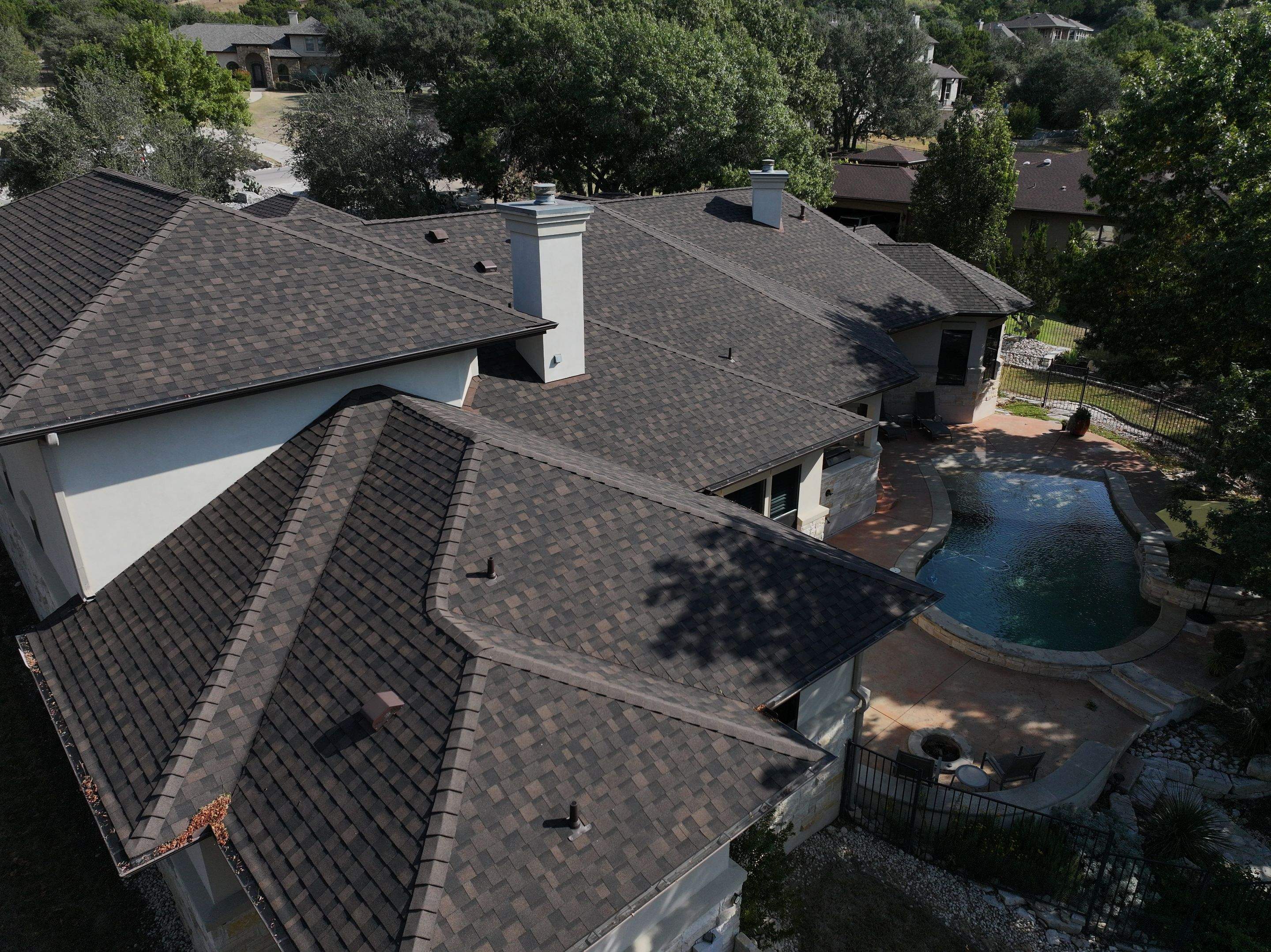 Shadow Brown Shingles by Perennial Roofing