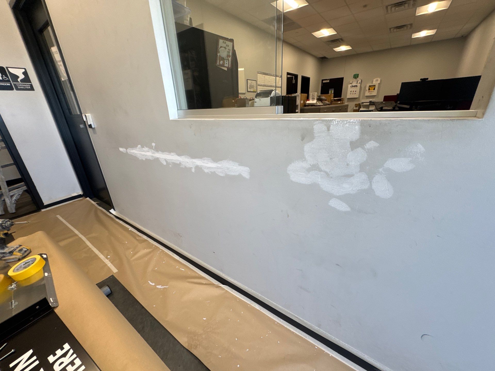 Commercial Interior Repaint Office & Warehouse by Midwest Paint LLC