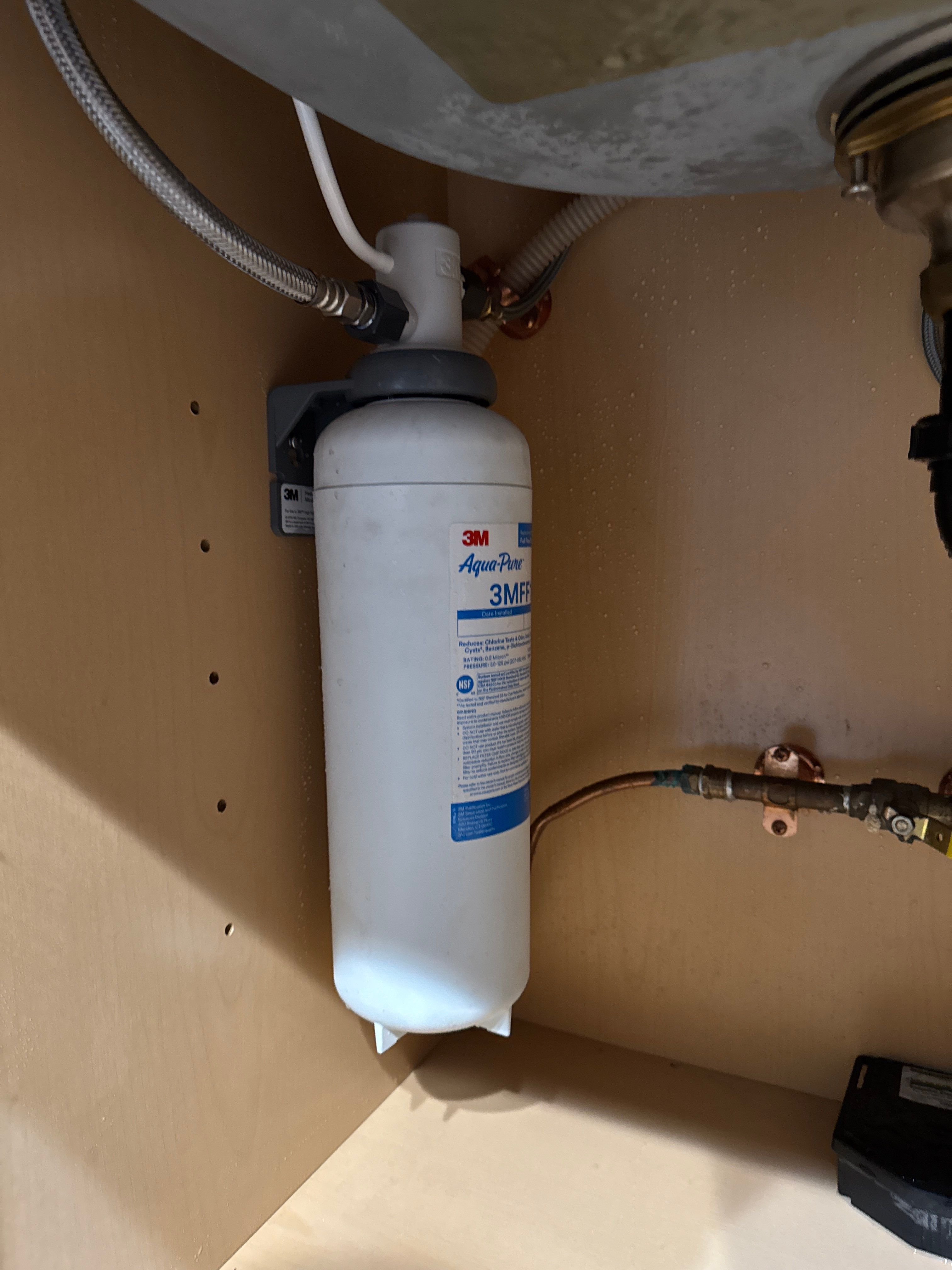 Combination Water Softener and Carbon Filter Installation. by Stake Plumbing and Heating