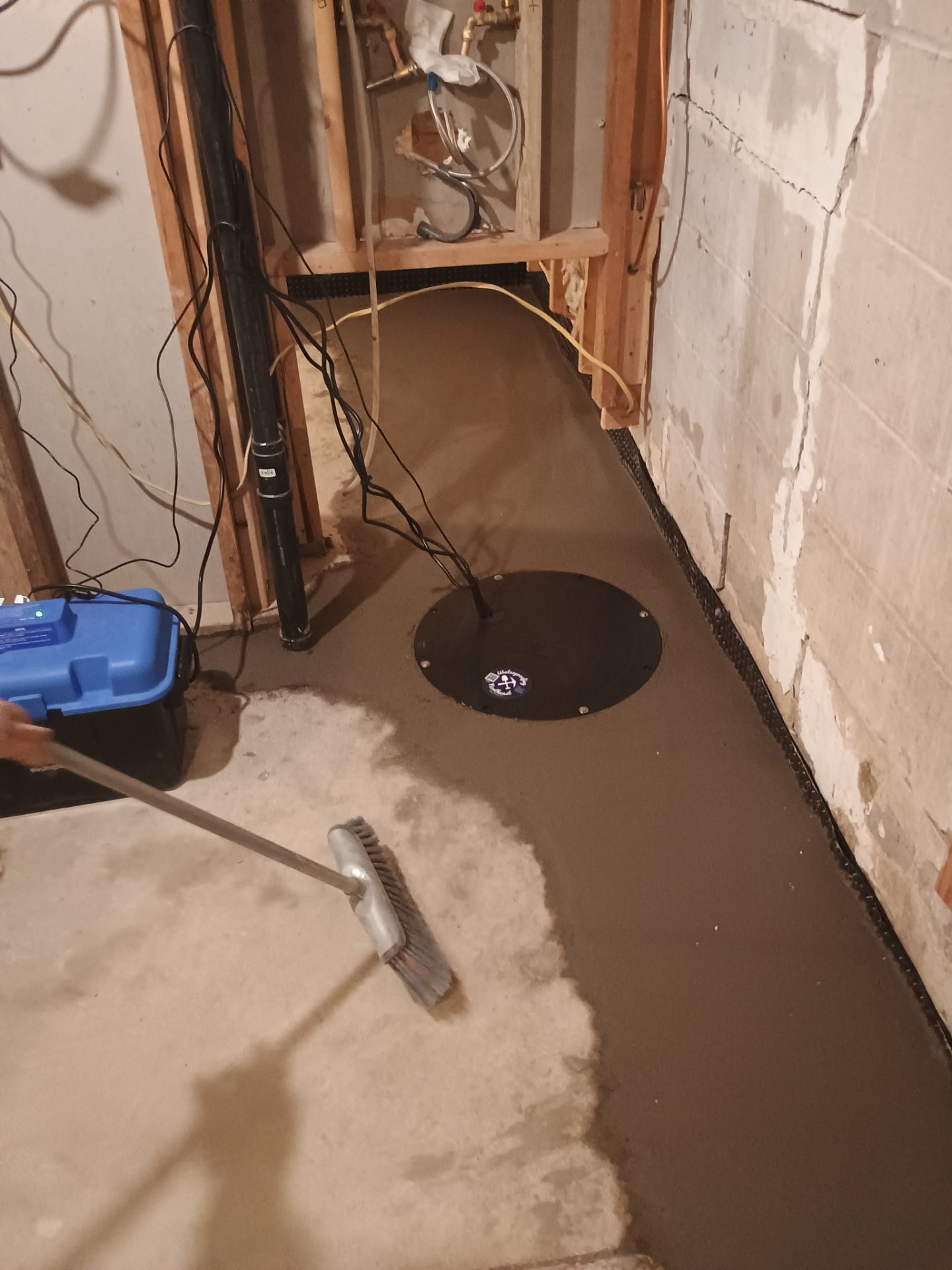Drain Tile in Minneapolis for Kristen & Taylor by Waterproofing Northeast