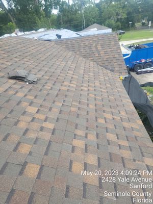 Shingle Reroof Replacement Sanford FL
