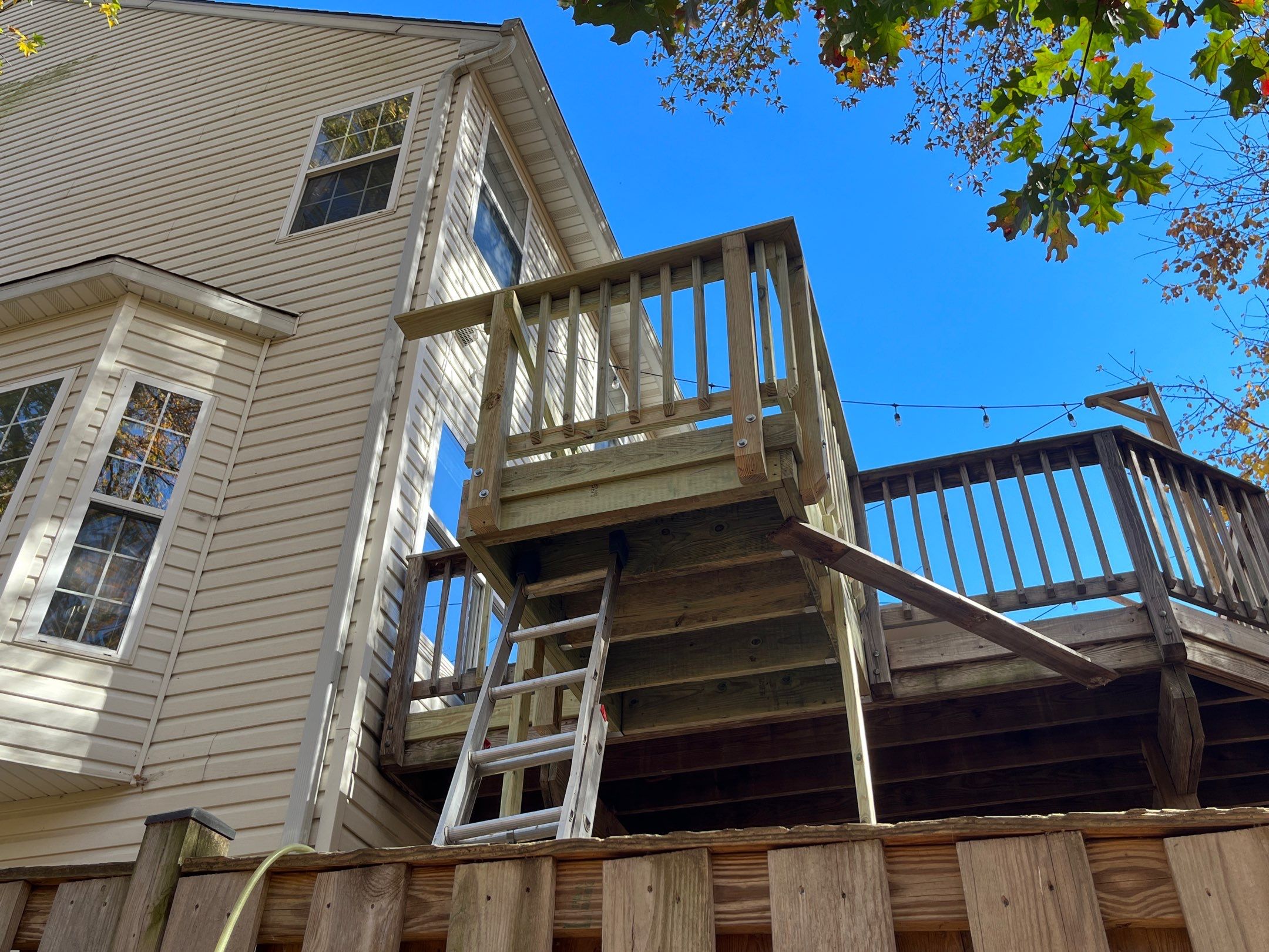 Exterior Carpentry using Pressure Treated Lumber by RJC General Construction, LLC.