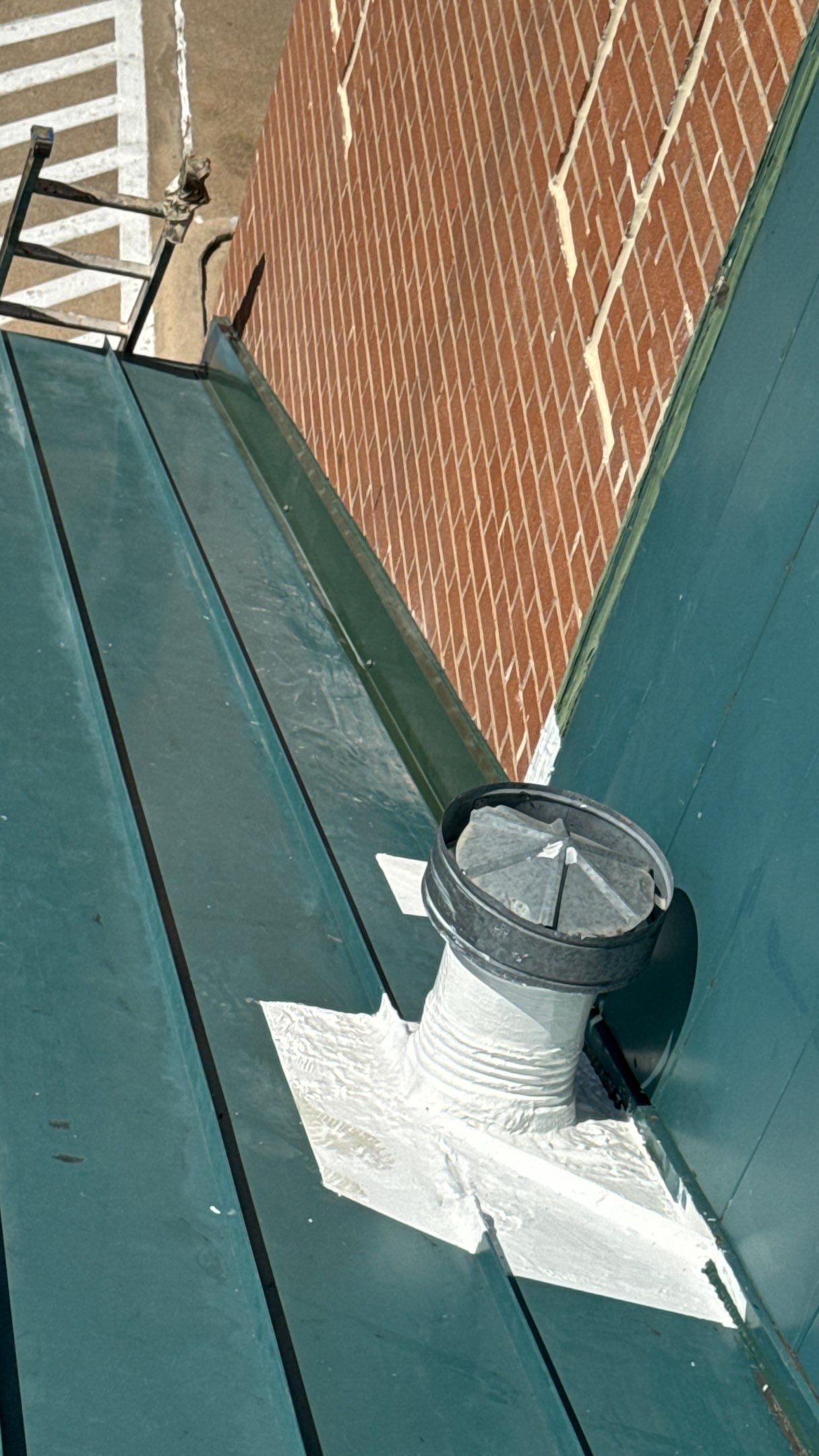 Commercial Roofing Repair using TRP #924 Eterna-Sil Premium Silicone Roof Coating by Harvey Roofing & Construction