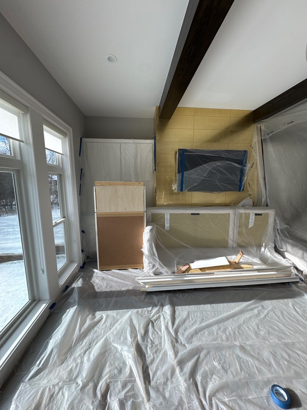 Project in West Bloomfield by EzDry Water Mitigation & Property Restoration