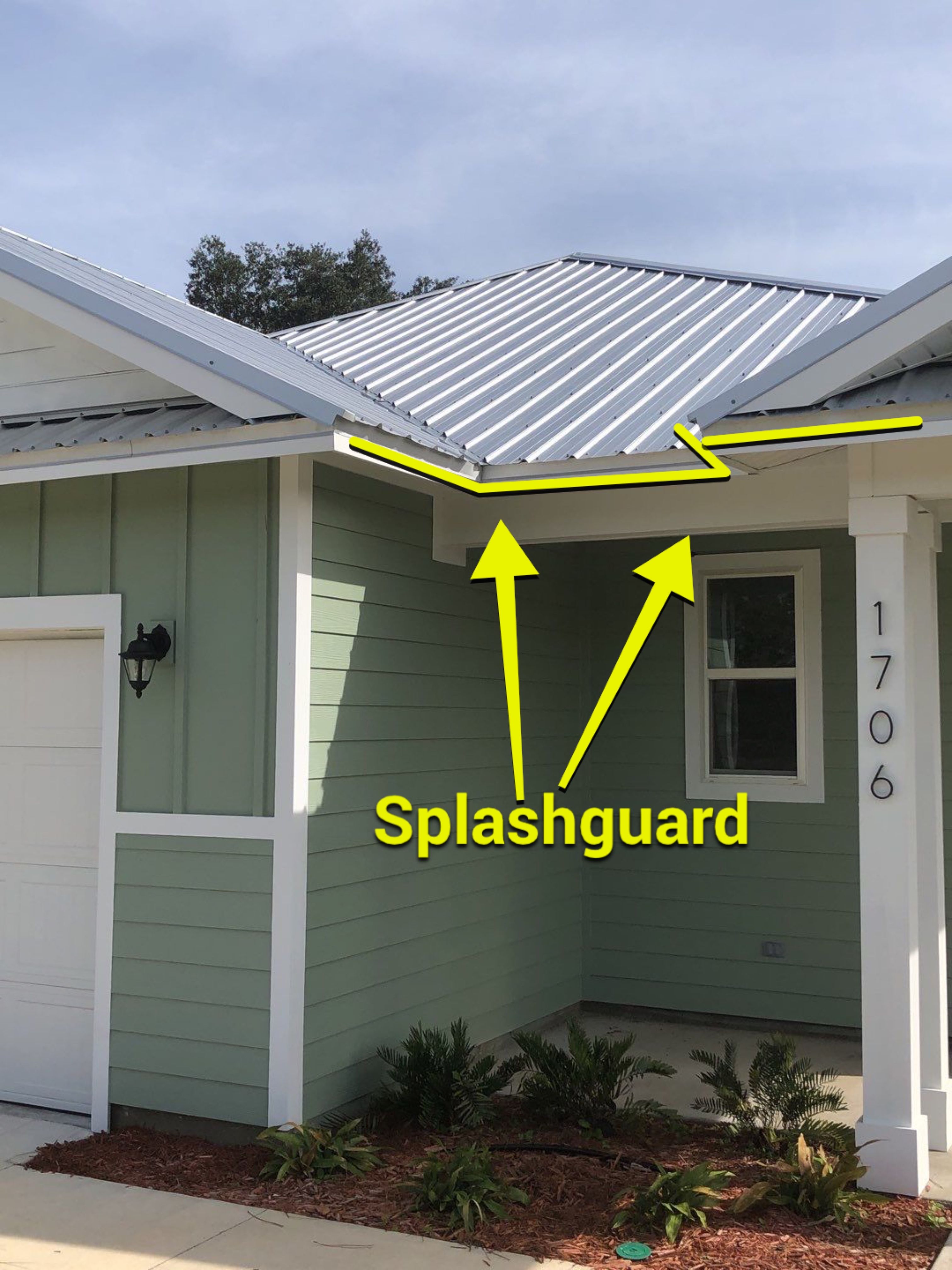 White K-Style Gutter Installation by Gutter Professors