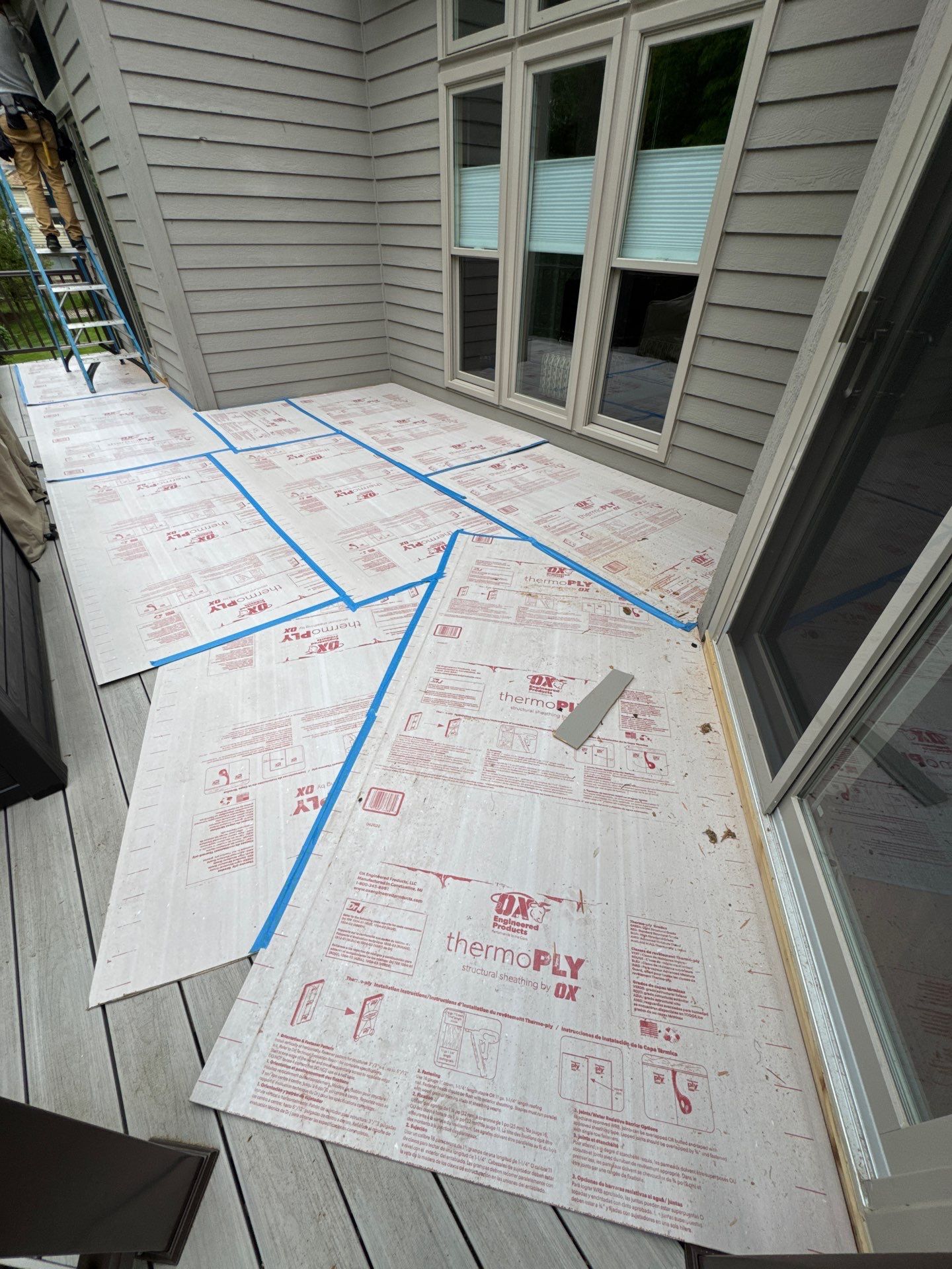 Siding Replacement using Alside Storm Grey by 180 Contractors