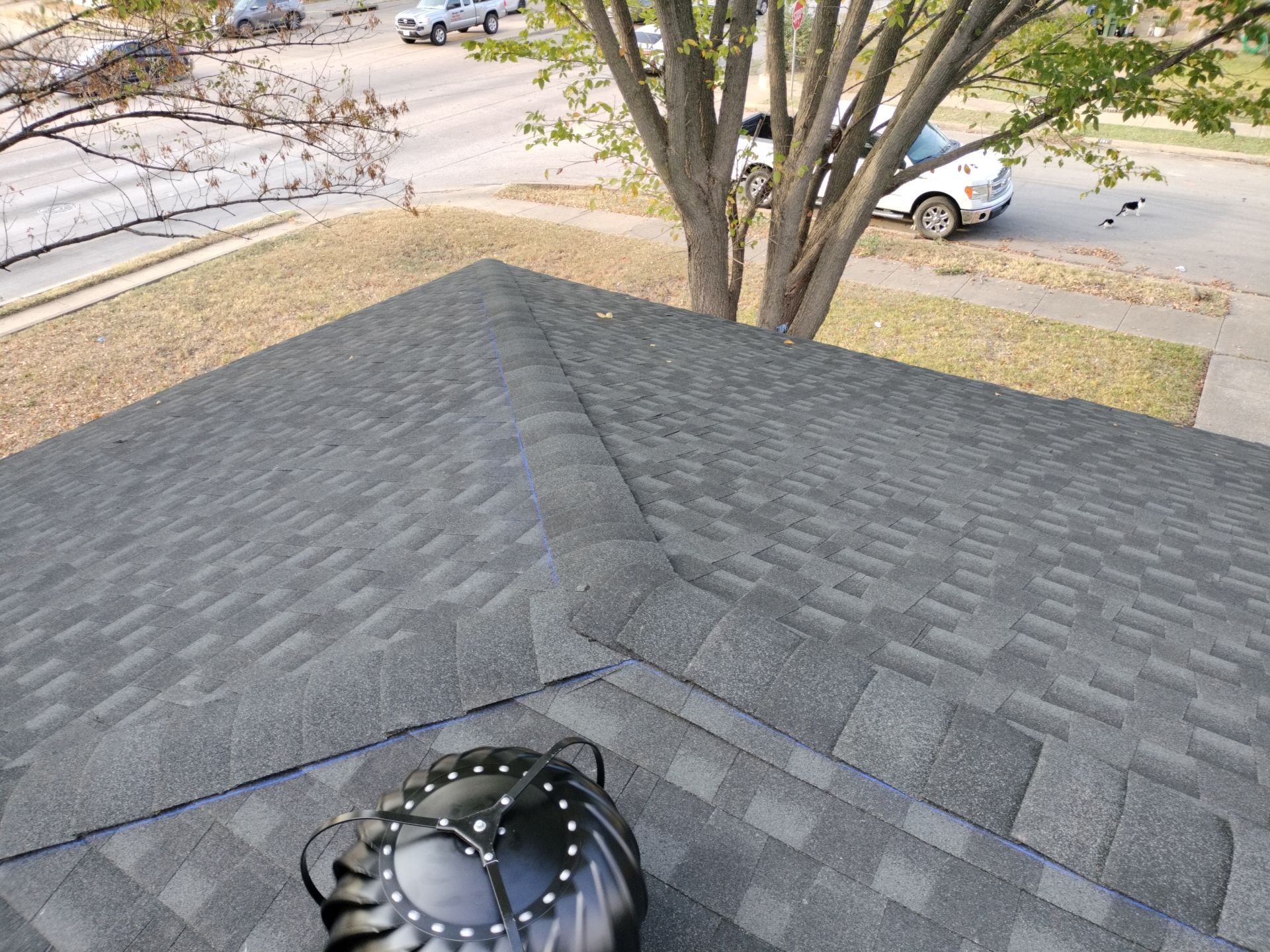 New Roof using GAF HDZ by V General Contractors 