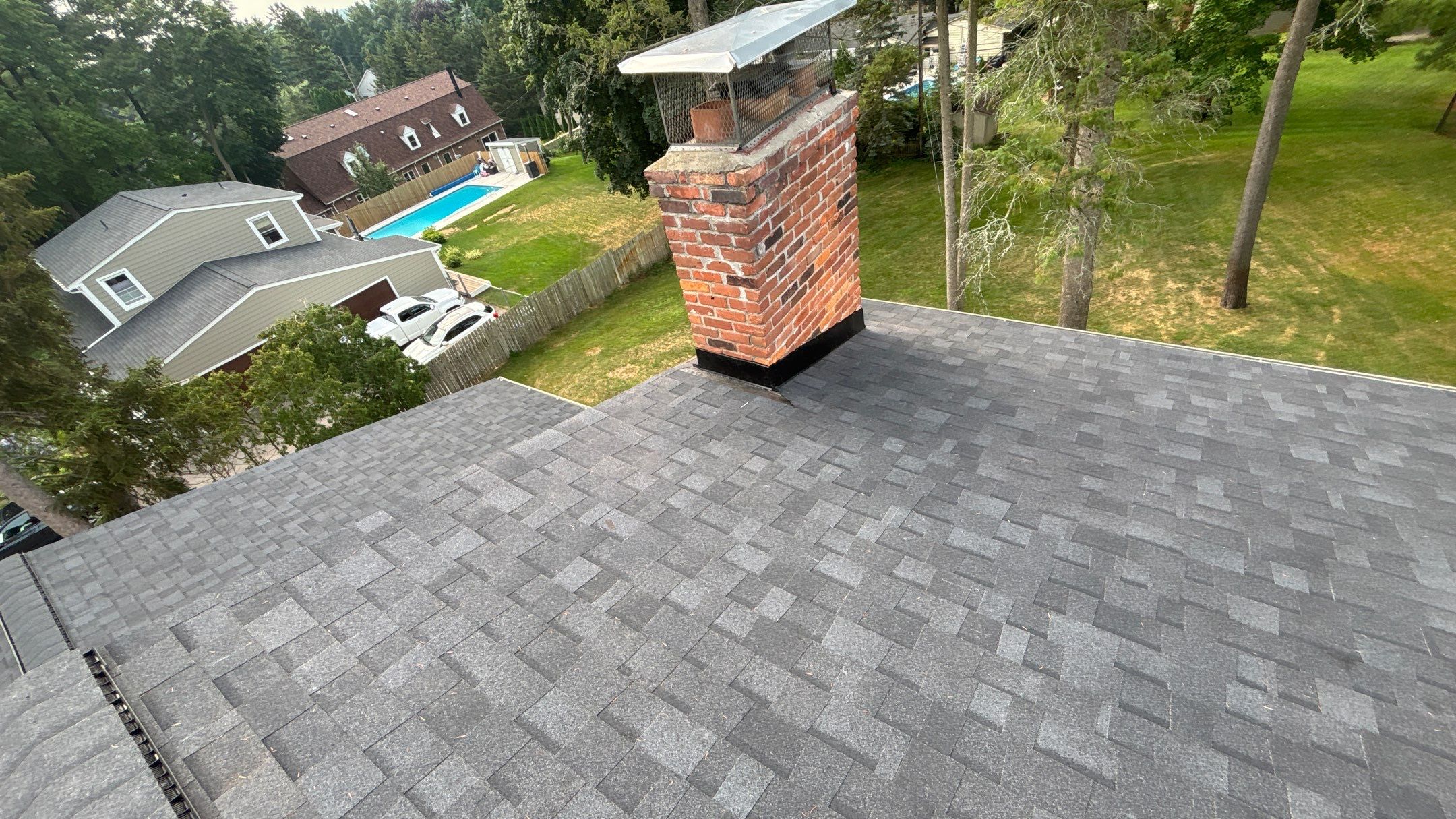Roof Replacement using Owens Corning Onyx Black by 180 Contractors