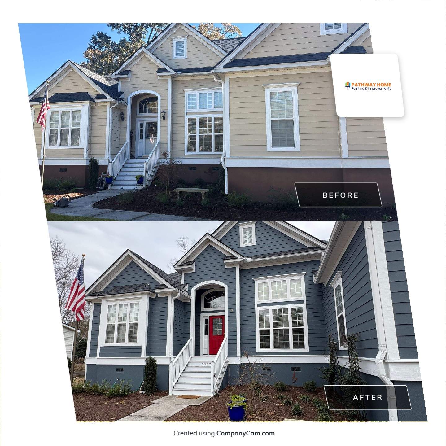 Before ➡️ After | Indigo Fields Revitalization by Pathway Home Painting & Improvements