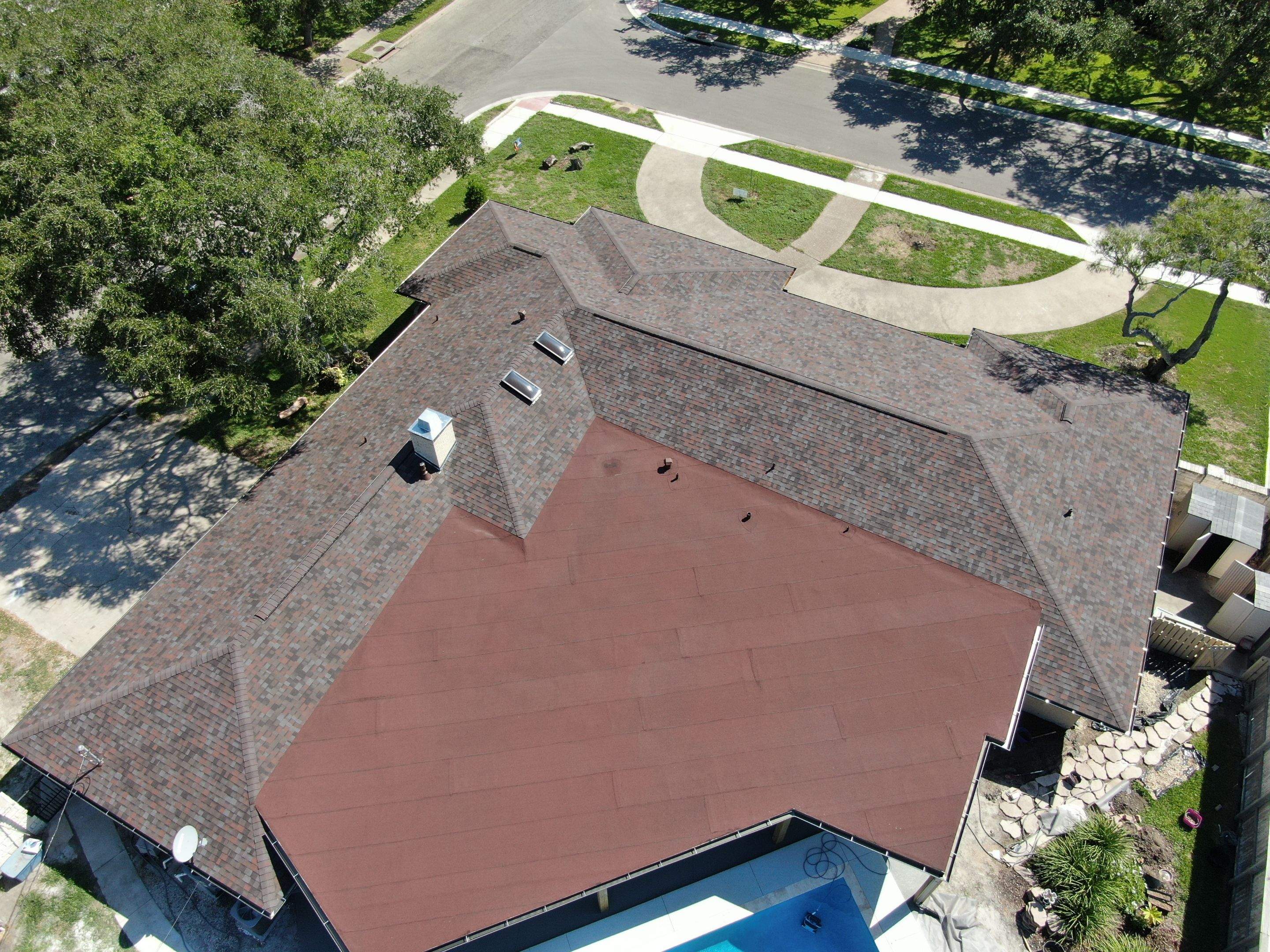 Beautiful pool side build by Bayfront Roofing and Construction