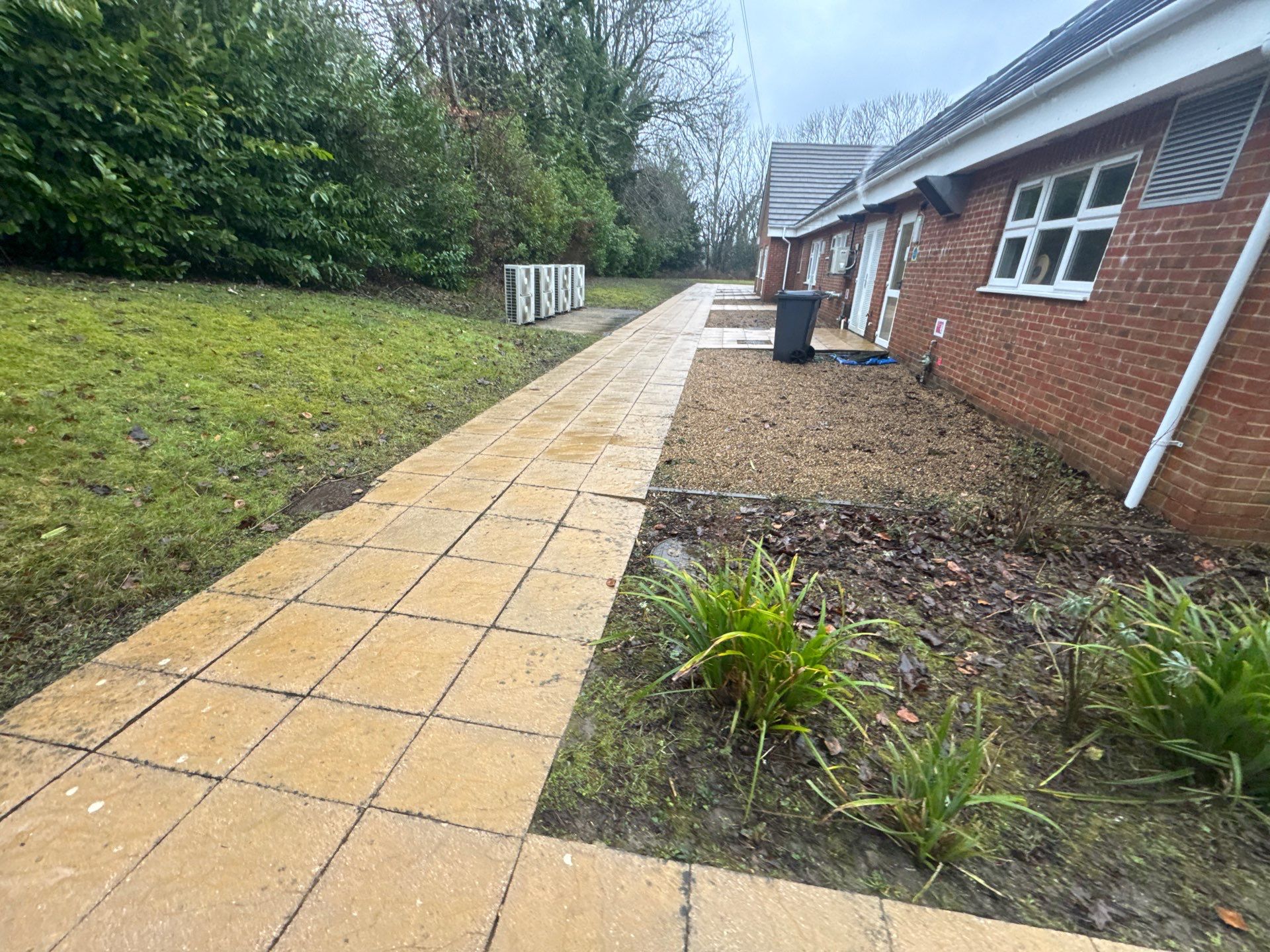Care Home Roof and Walk Ways clean by Ges Exterior Cleaning ltd