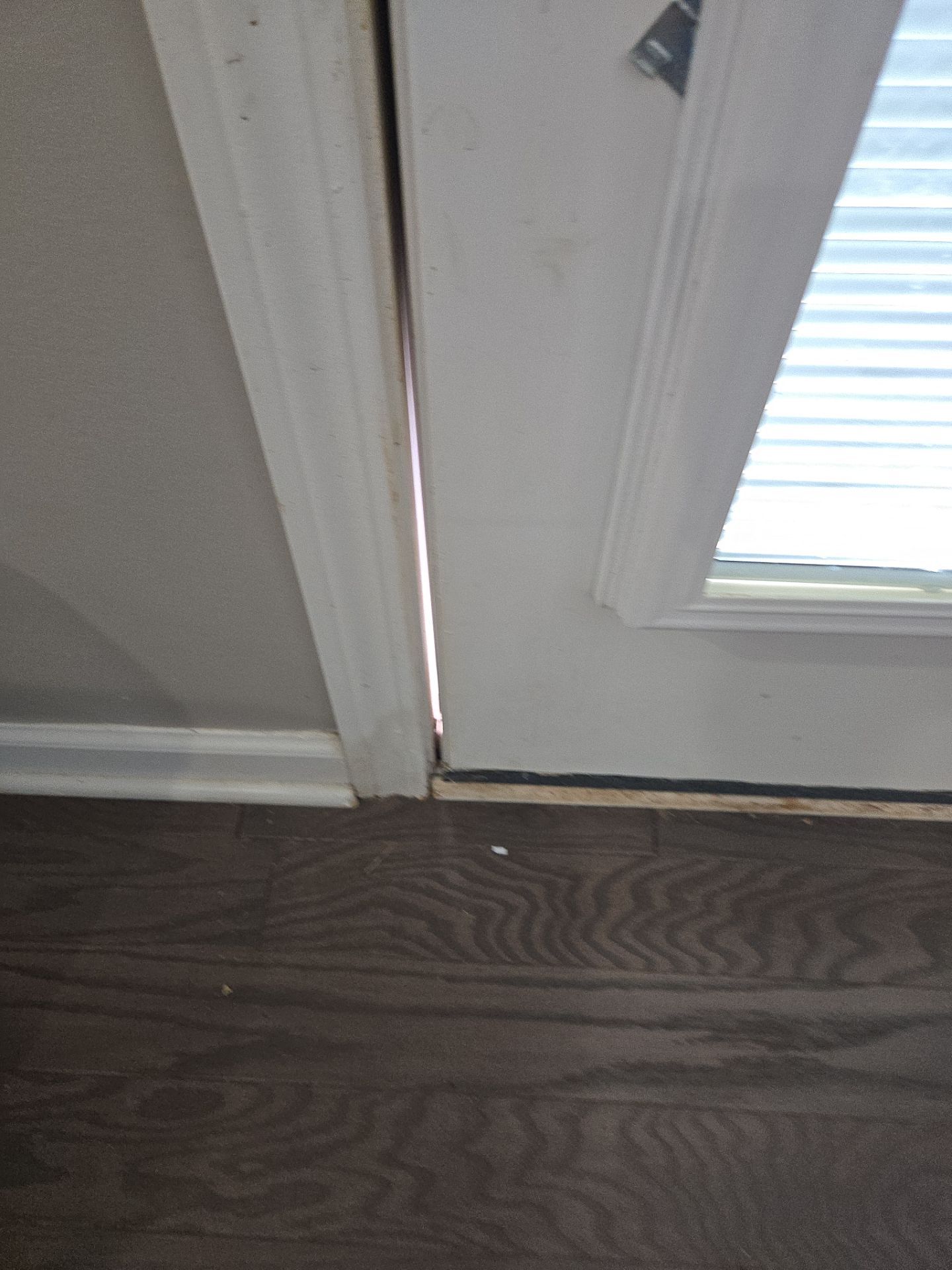 Rotted Door Replaced! Thermatru with Built-In Blinds by A Step Above Handy LLC 