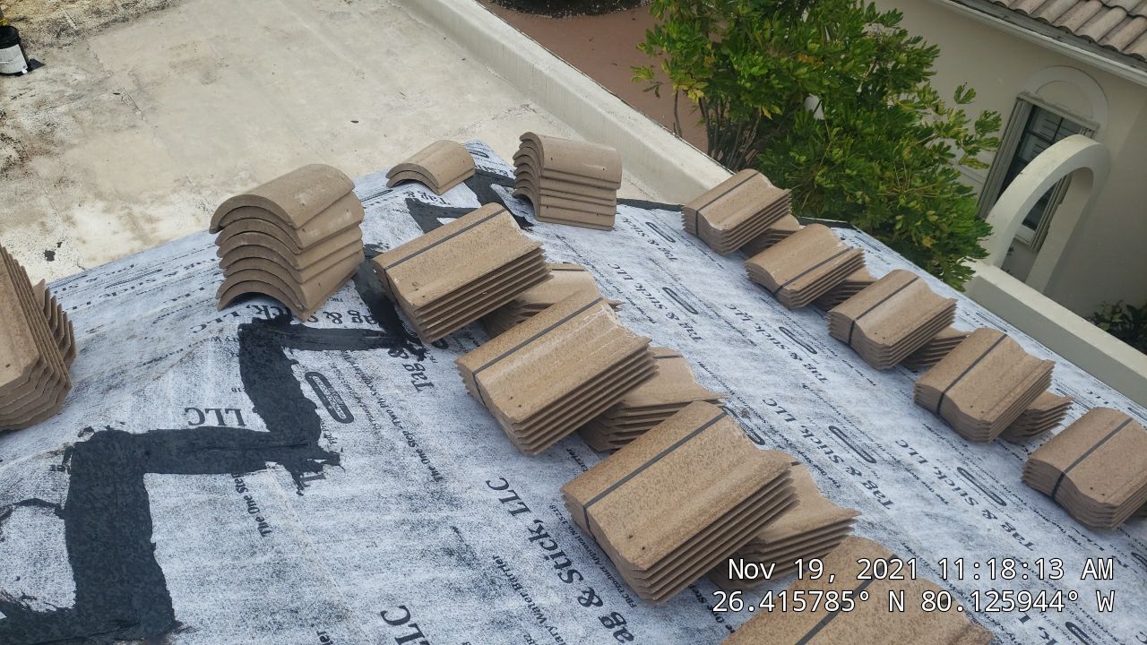 Residential Roofing Installation using Crown by BLUES BROTHERS CONSTRUCTION CORP