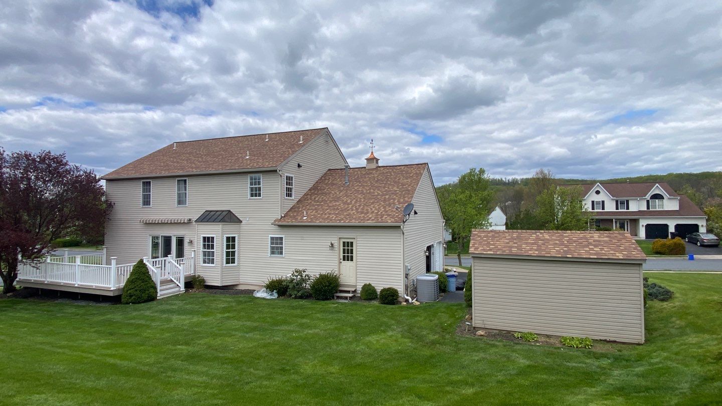 Roofing Installation using CertainTeed Landmark Pro - Max Def Resawn Shake by Storm Guard of Ches-Mont PA