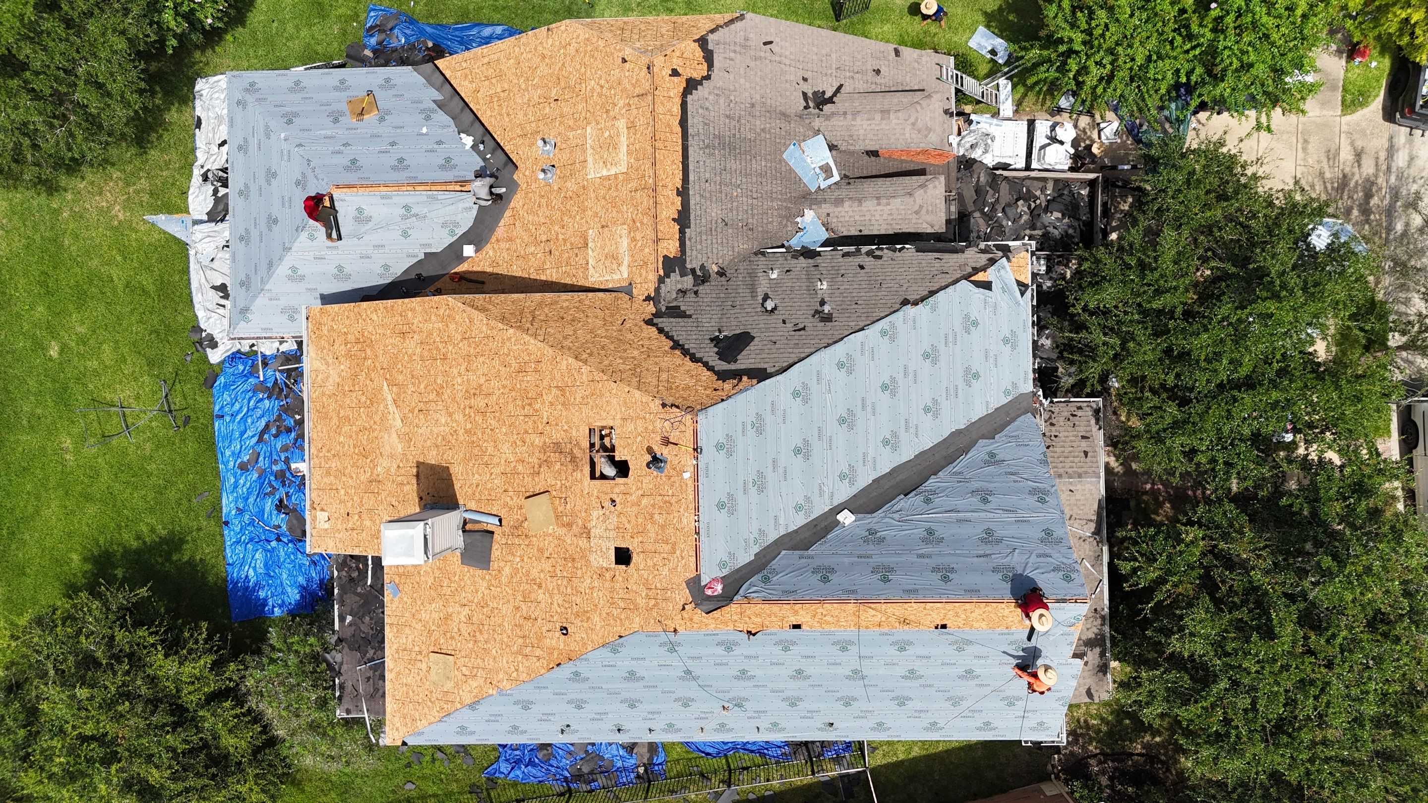 Insurance approved replacement in Bridgeland by Core Four Roofing