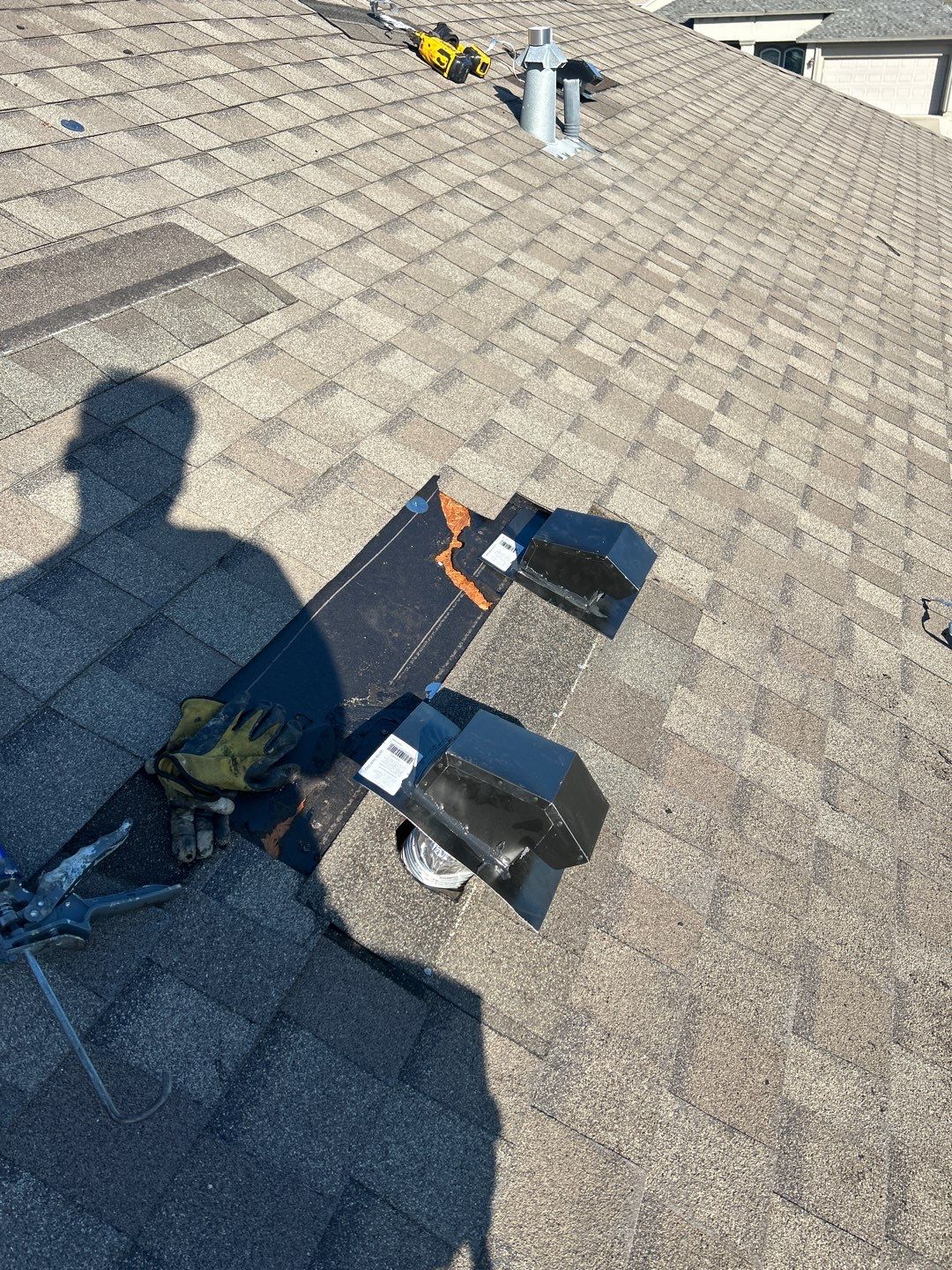 Residential Roofing Repair using Attic Vents by Lighthouse Roofing