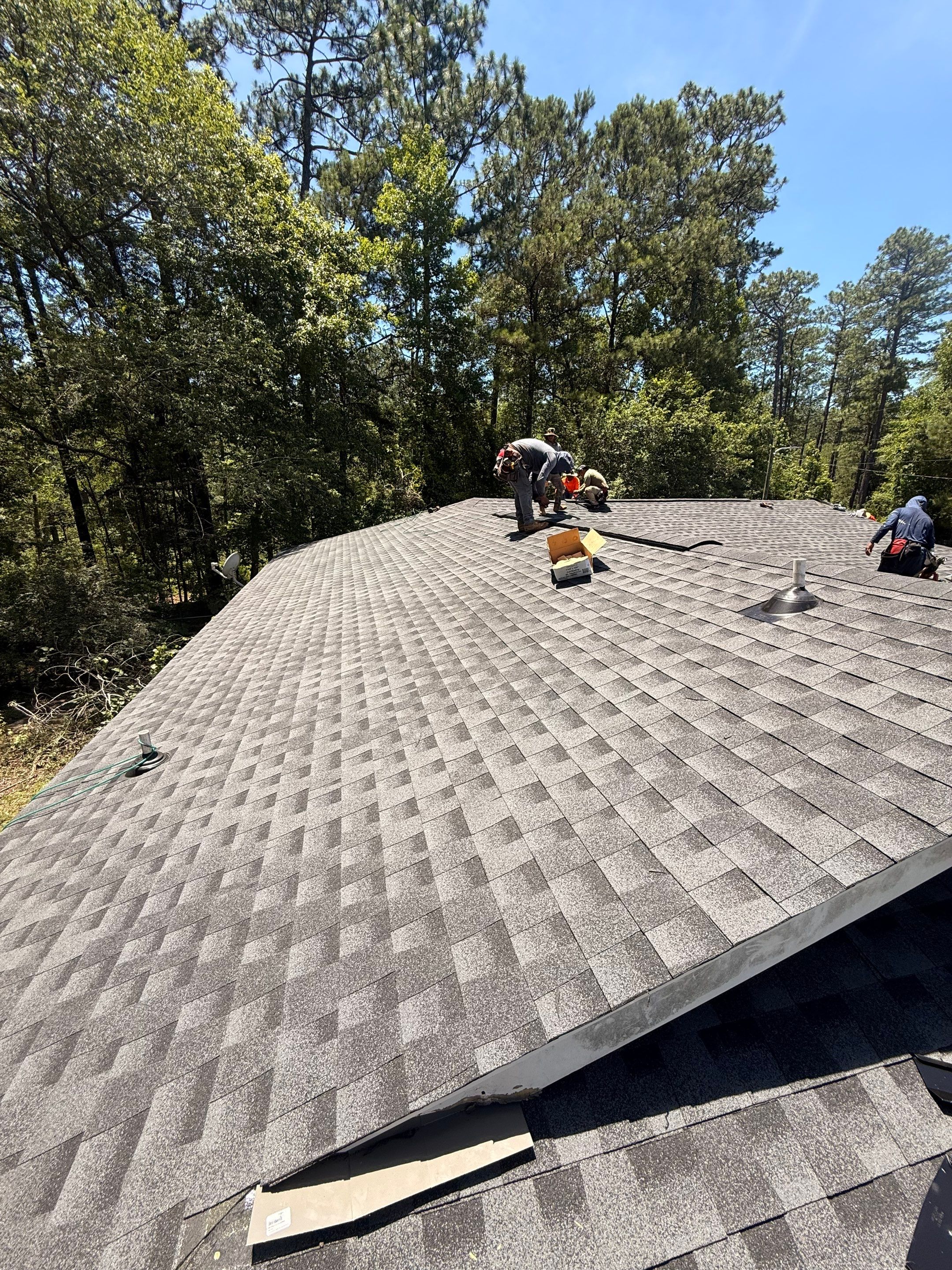 Full Architectural Shingle Roof Replacement Following Storm Damage in Wiggins by Frontline Roofing