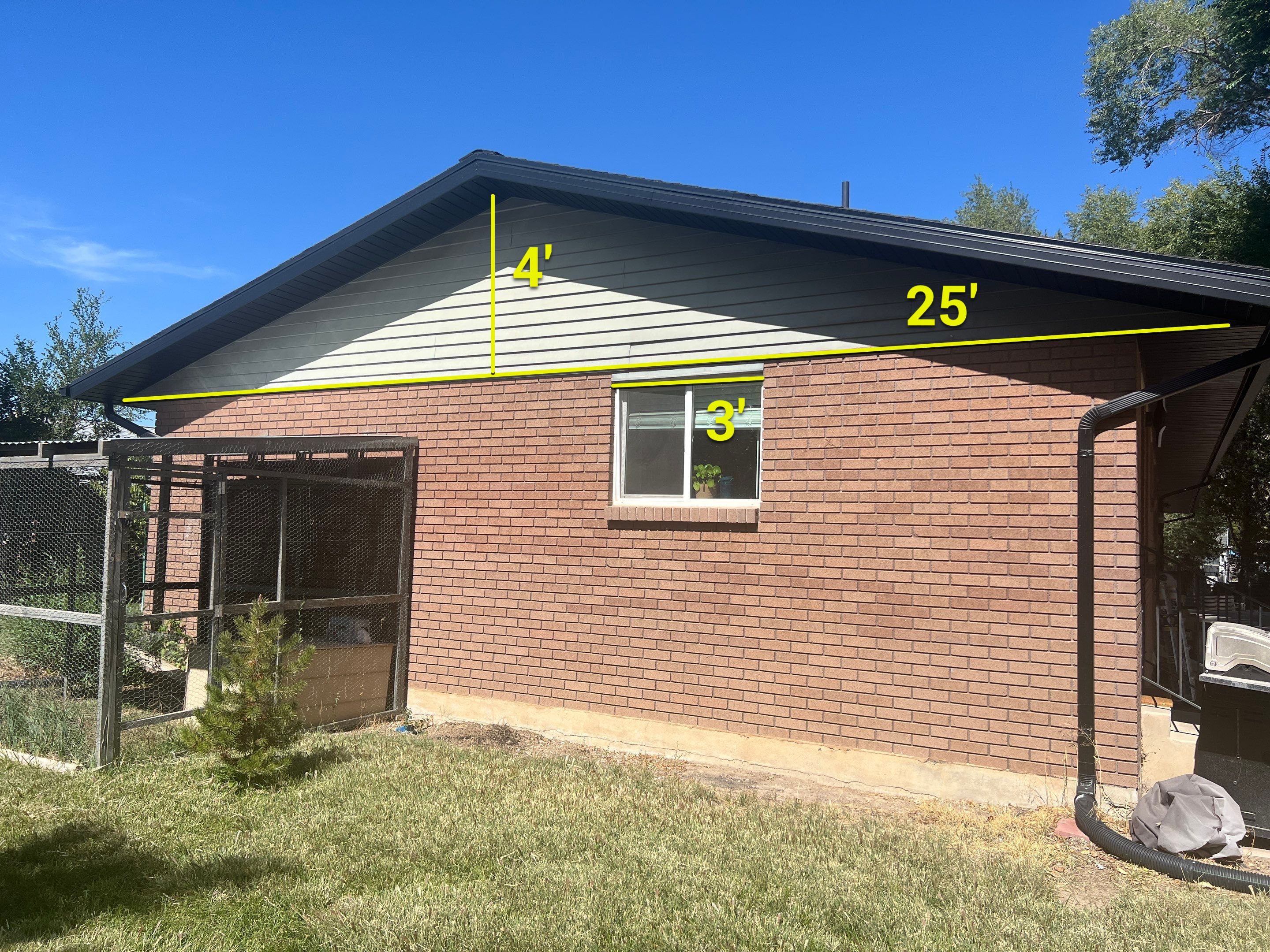 Pleasant Grove | Aluminum Demo & Custom Hardie Accent | Midnight Black by Ideal Siding Utah