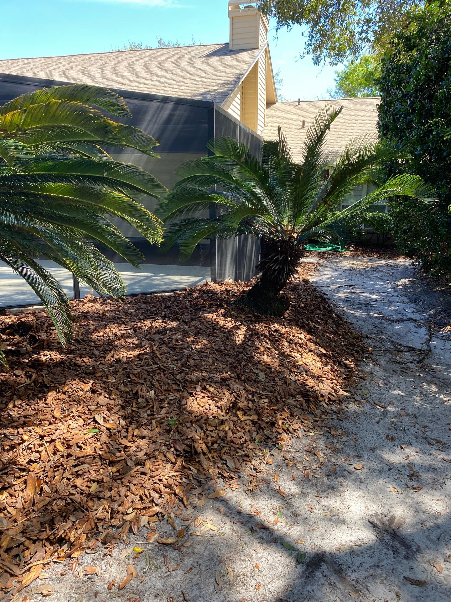 Deerwood Resident | Pine Bark Install by ProGreen Services