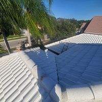 24ga 1.5" Mechanical Seam Regal White  by Total Roofing System The Metal Roof Experts