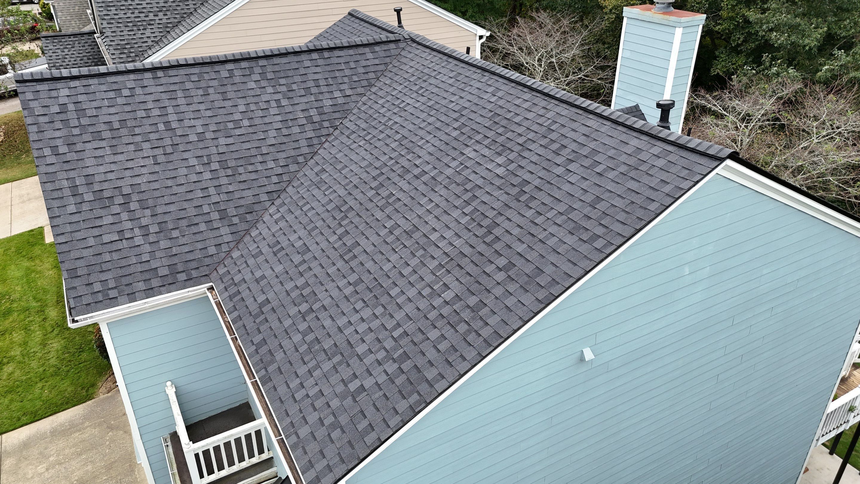 Cumming, GA Roof Replacement CertainTeed Moire Black by Reset Roofing
