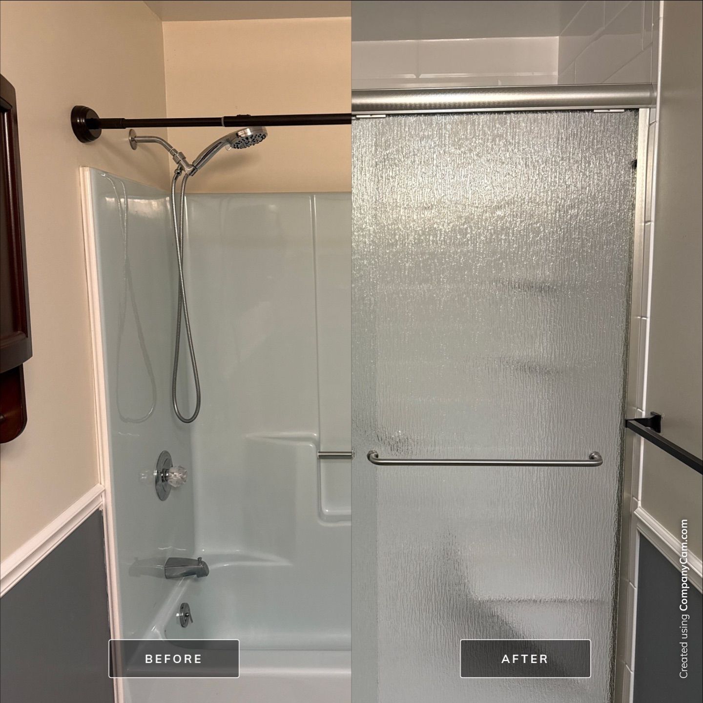 Bath and Shower Project in Sault Sainte Marie by Rainbow Seamless Systems