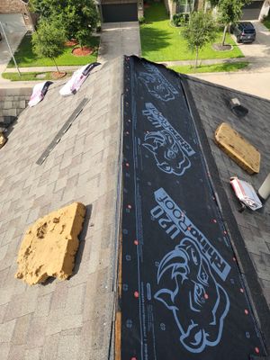 Residential Roofing Repair using Owen's Corning Duration (Lifetime) Shingles