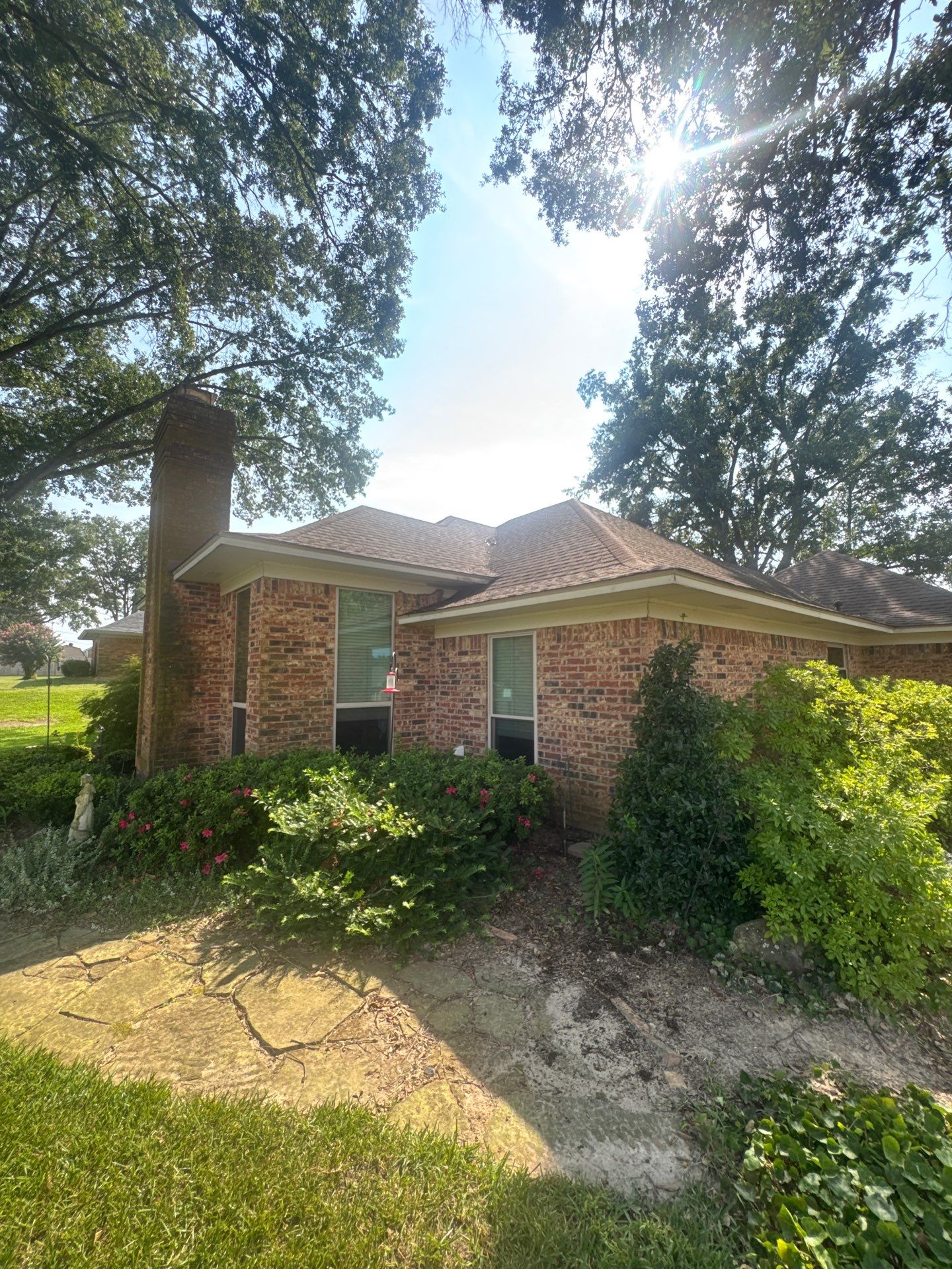 Exterior Repaint – South Tyler, Texas - Lots of Wood Replaced by Quality Coats Painting