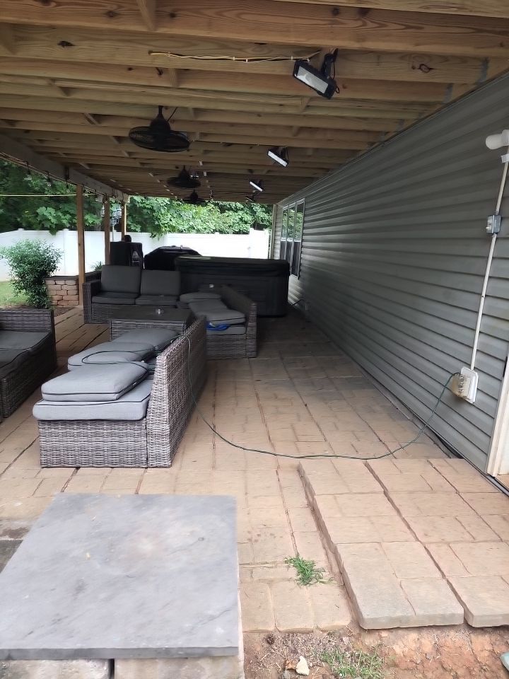 House Wash using cleaner by G&H Home Tech Pros LLC