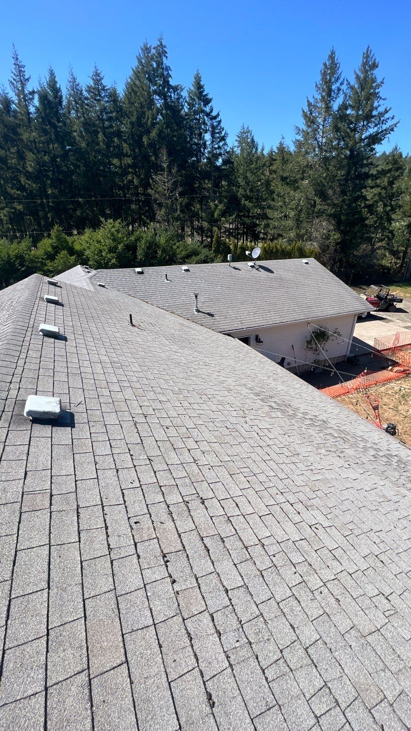 Residential Roofing Installation using IKO Dynasty (Color: Granite Black) by Orezona Building & Roofing Company, Inc.