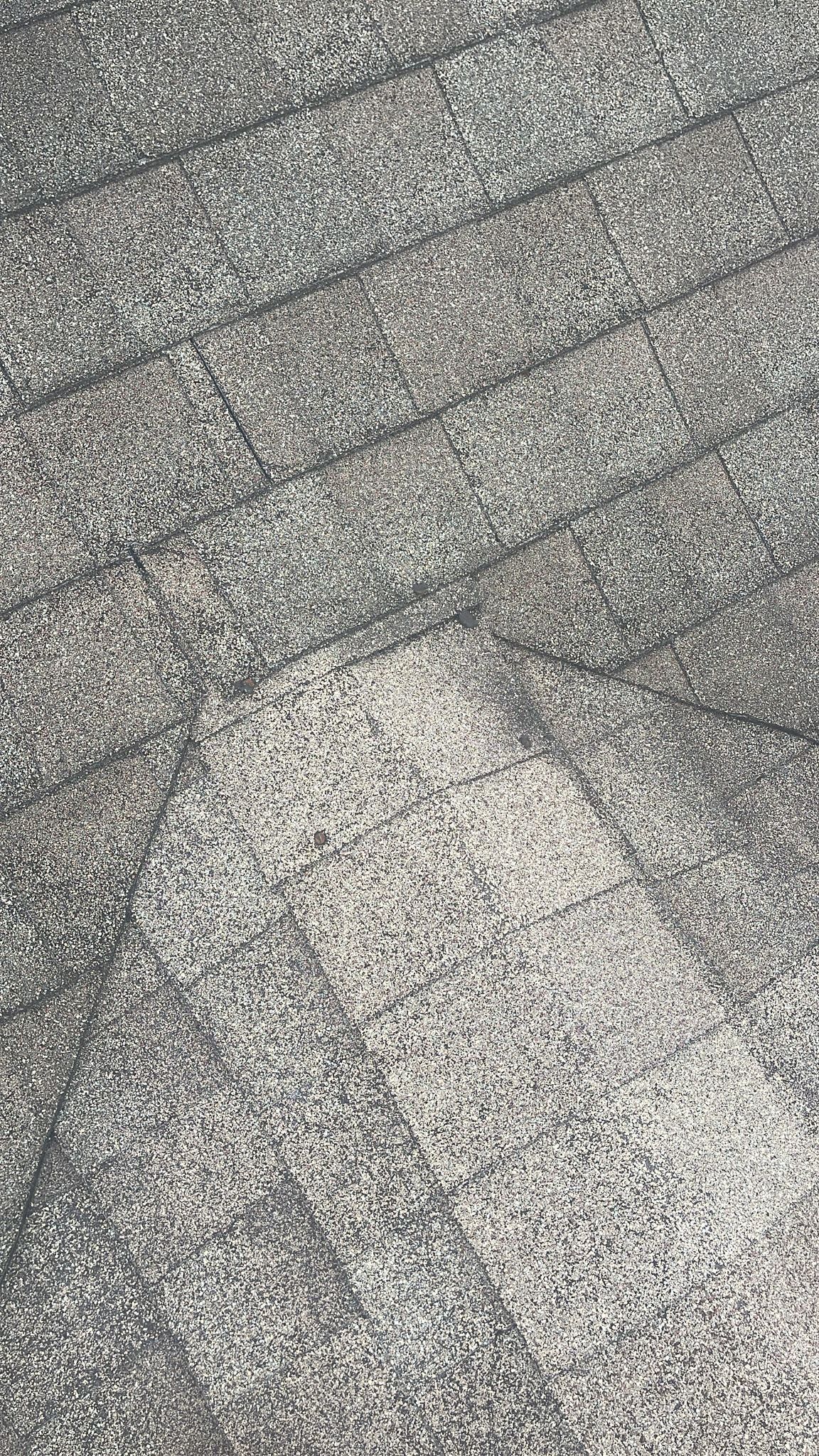 Hail Damage using Owen's Corning Duration (Lifetime) Shingles by Roof Repair Company