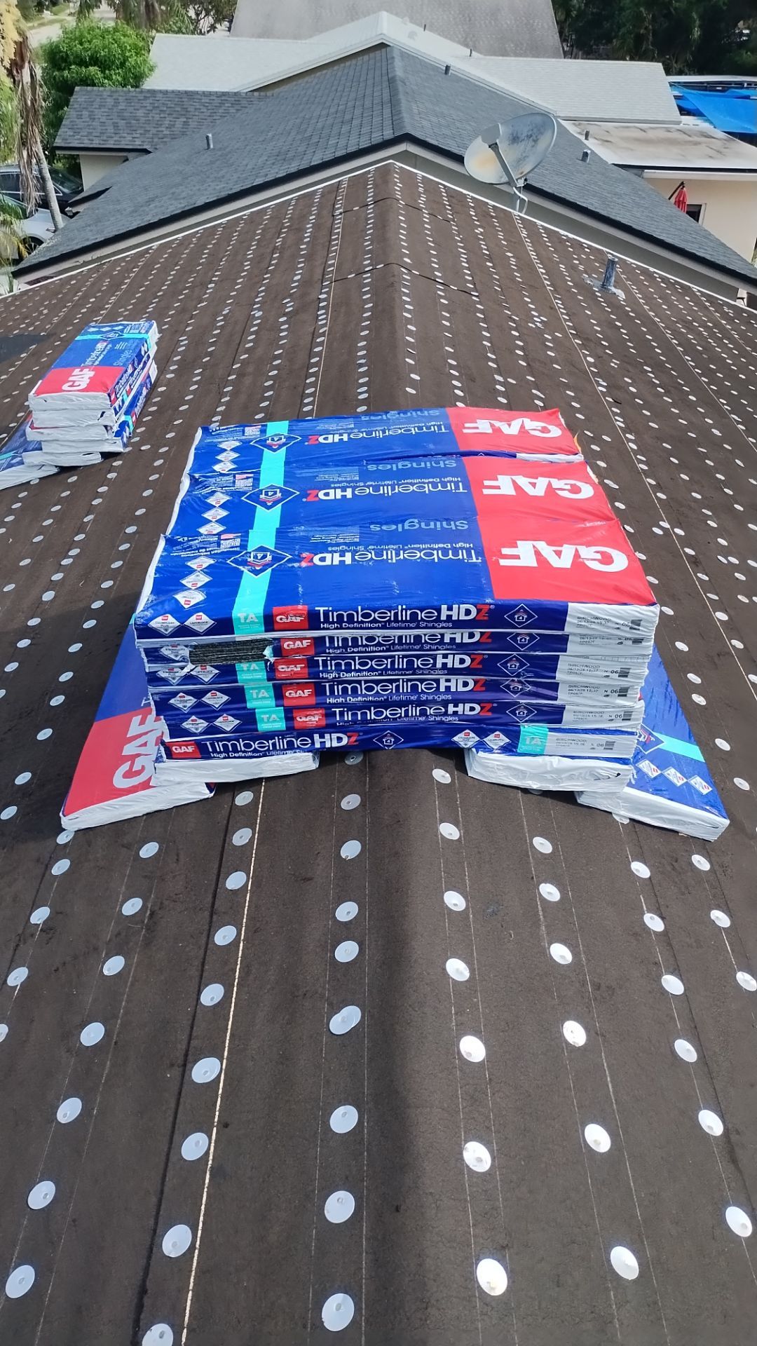 Residential Roofing Installation using GAF by BLUES BROTHERS ROOFING