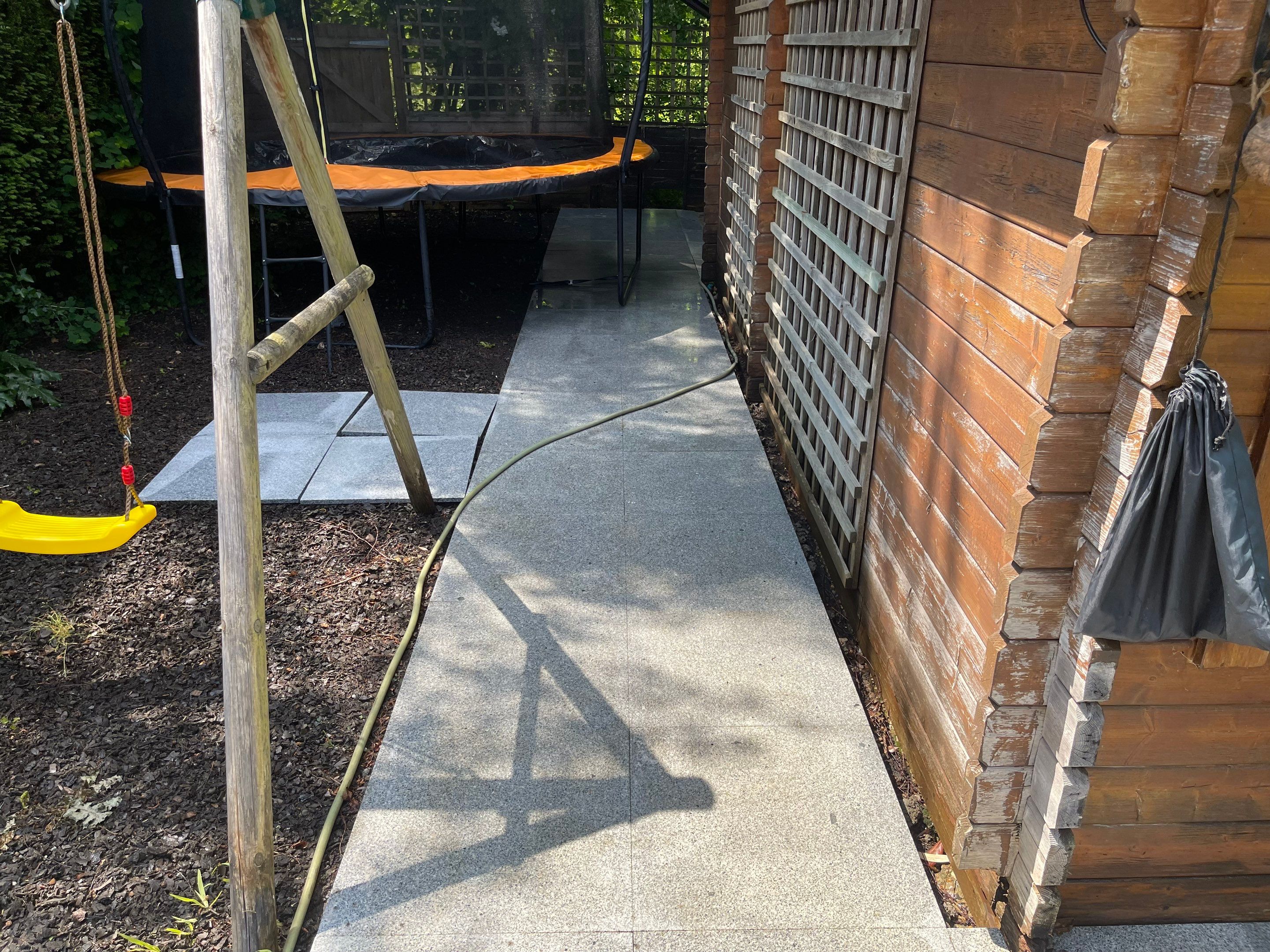 Patio Clean using honda 21 ltr/min by Ges Exterior Cleaning ltd