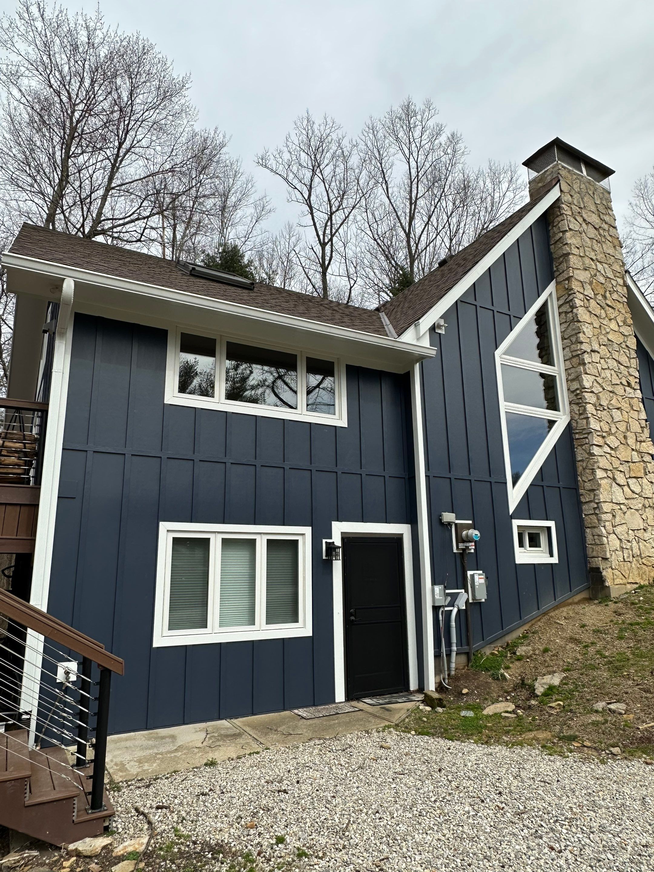 Siding Installation using James Hardie Board & Batten Siding by Best Roofing & Siding Company