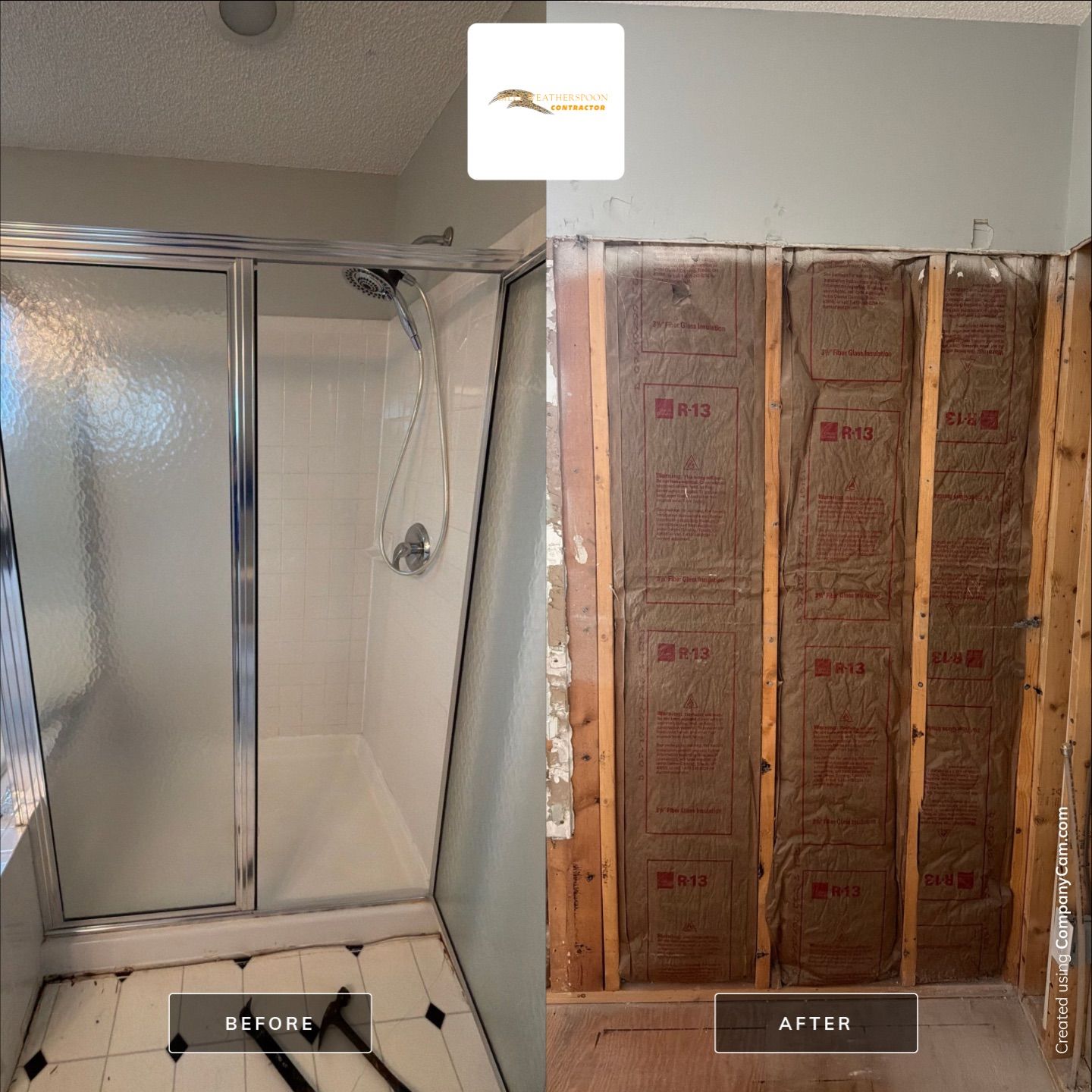 Bathroom remodel by Billy Weatherspoon Contractor