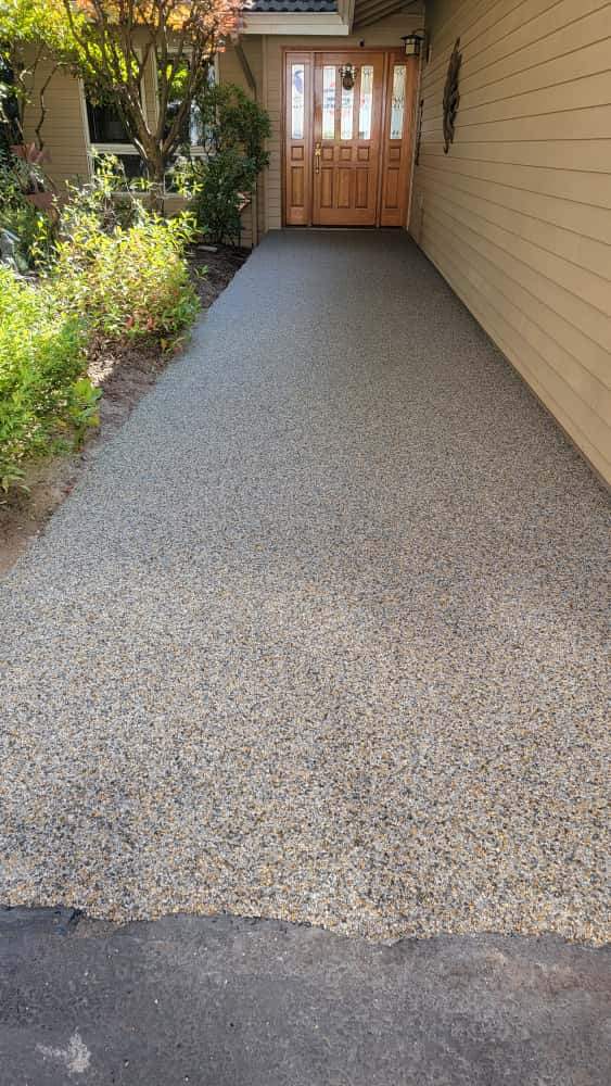 Walkway and Stairs in Monticello Vuba  by Concrete Coating Experts Inc.