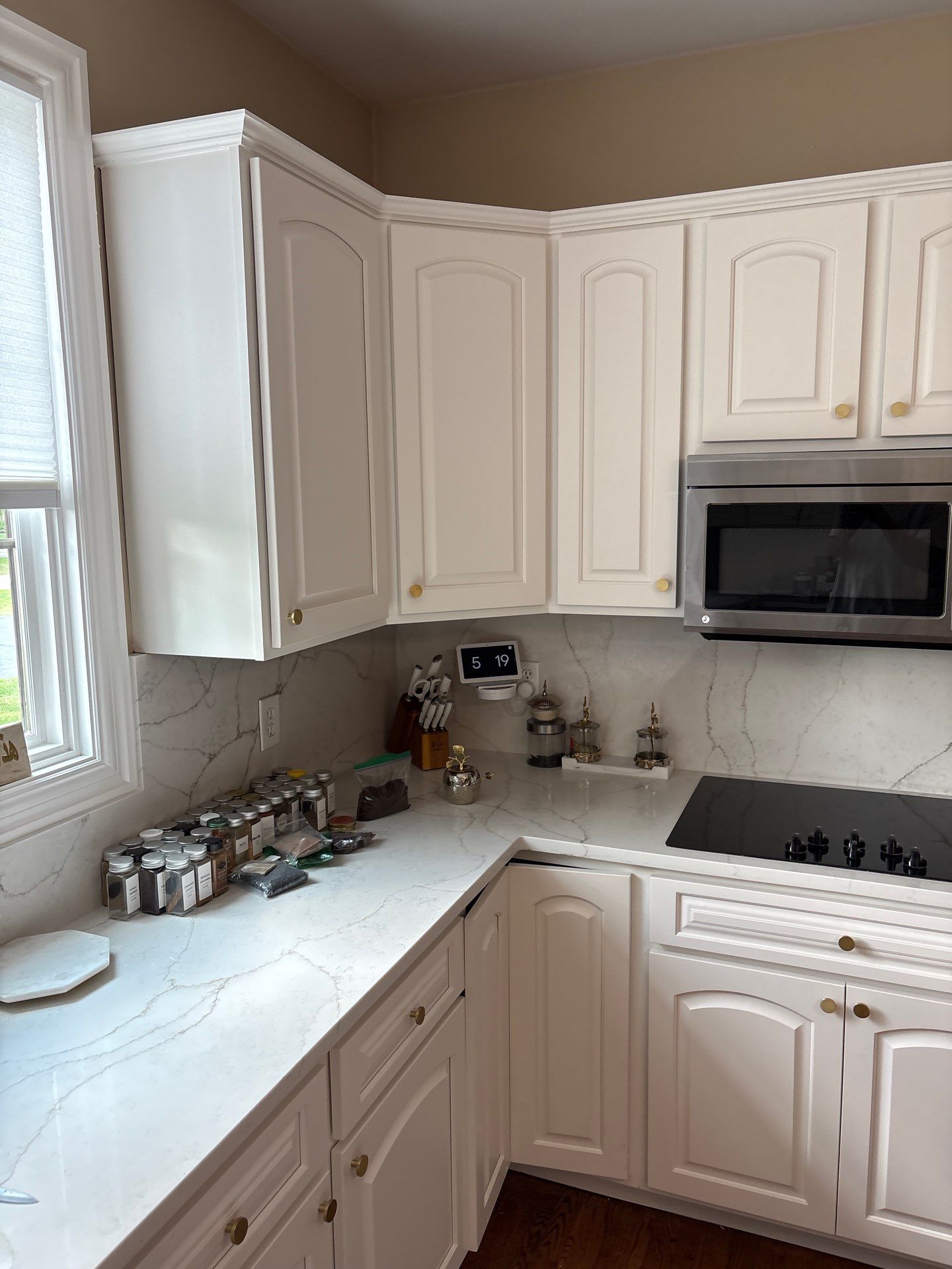 Kitchen Cabinet Refacing in Grand Blanc by Top Shelf Painter