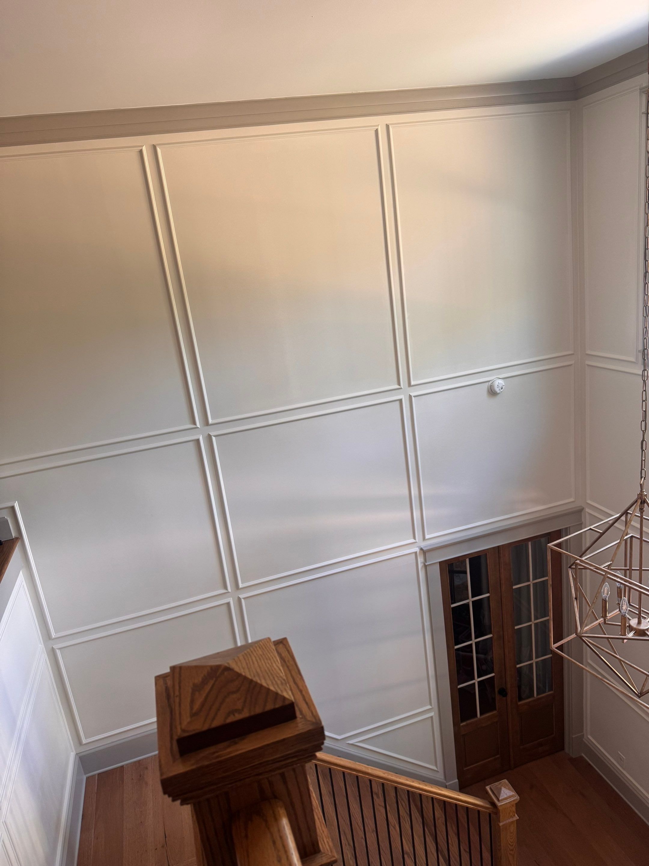 Interior Painting and Custom Millwork for a Greensboro Entryway by PGP Surface Solutions, LLC