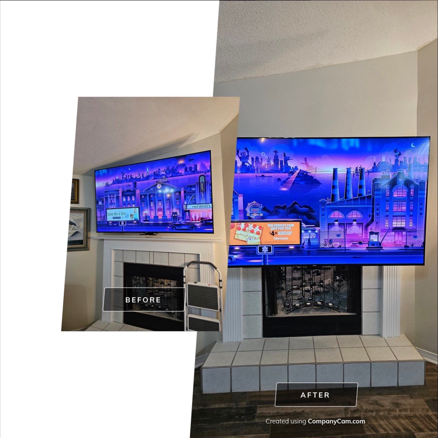 MantelMount Installation by Hangman Mounting & Installation