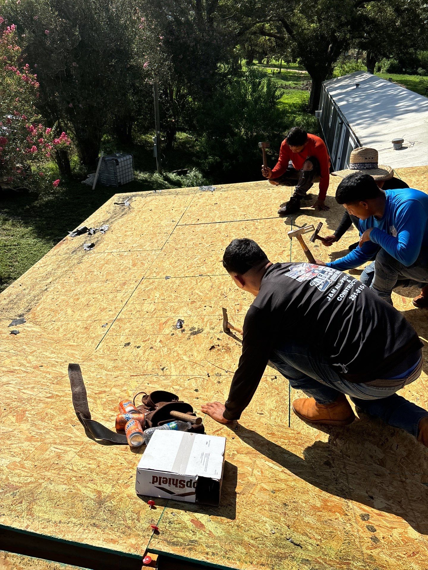 Residential Roofing Installation using Owen's Corning Duration (Lifetime) Shingles by Roof Repair Company