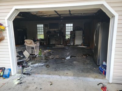 Garage Fire in Florence