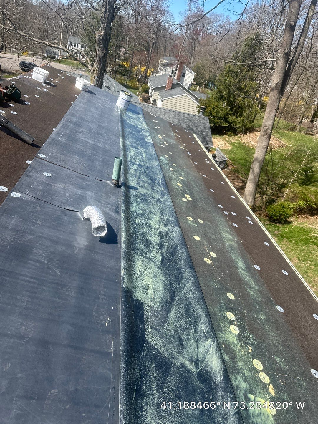 Residential Roofing Installation using Tamko Slatestone gray by A Plus Exterior